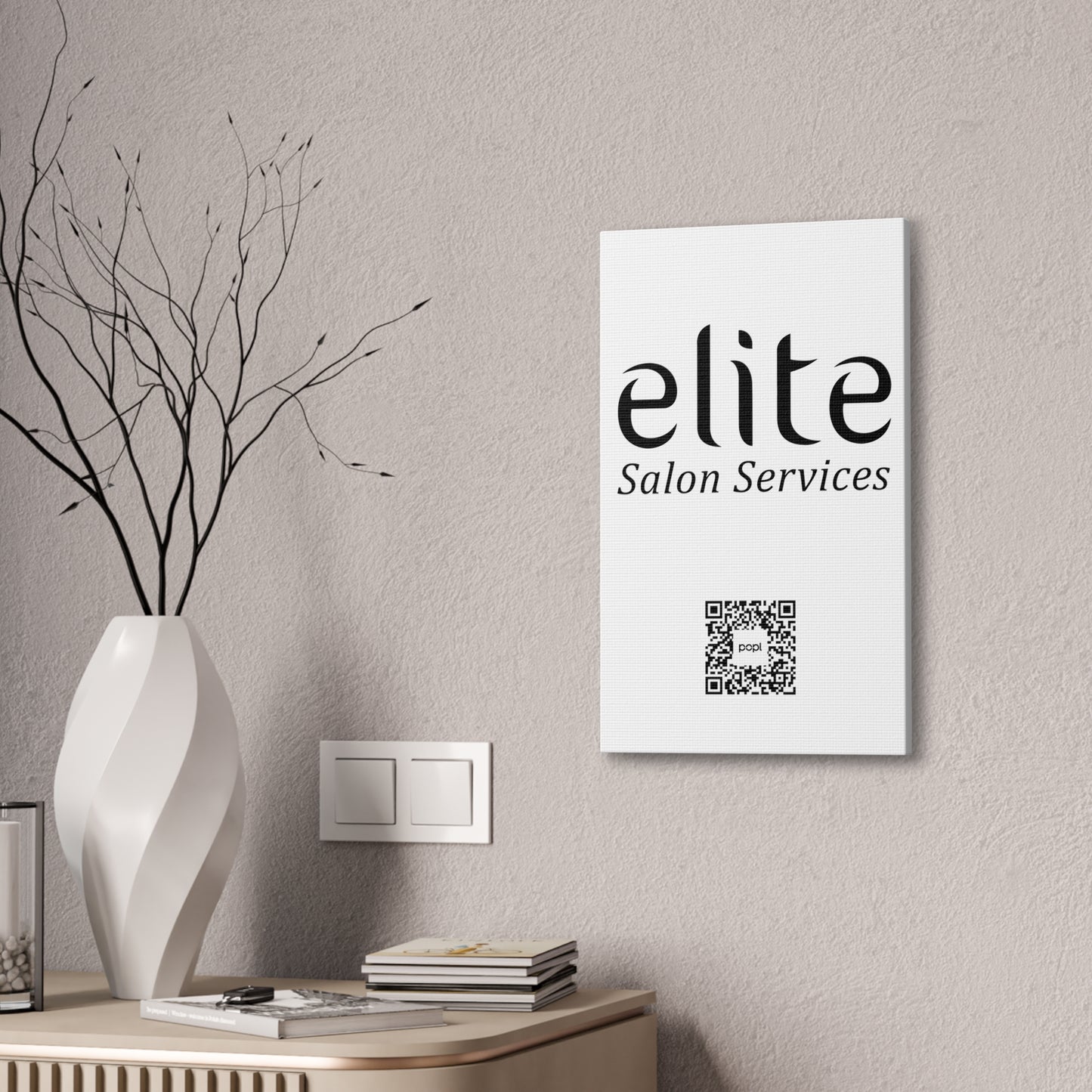 Elite Salon Services Custom - Canvas Stretched (0.75")