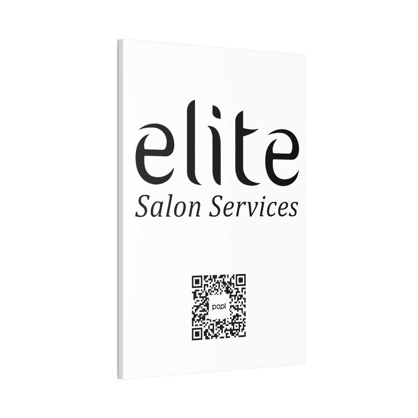 Elite Salon Services Custom - Canvas Stretched (0.75")
