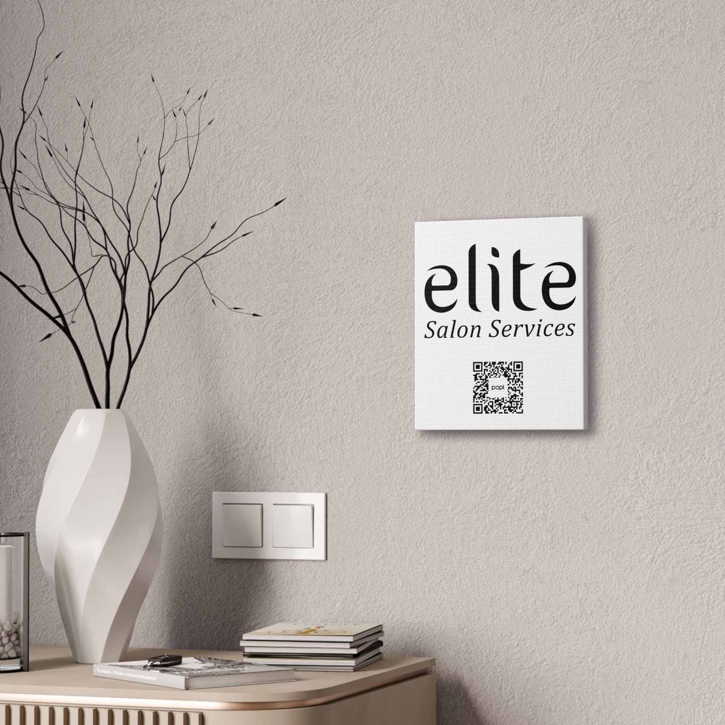 Elite Salon Services Custom - Canvas Stretched (0.75")