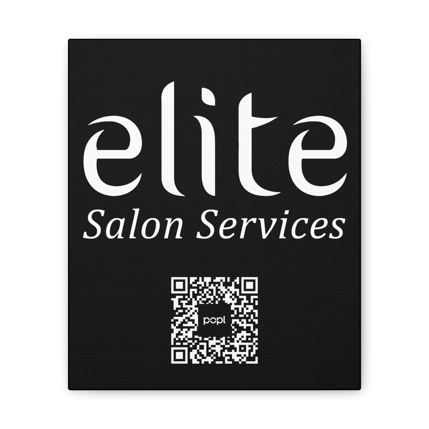 Elite Salon Services Custom - Canvas Stretched (0.75")