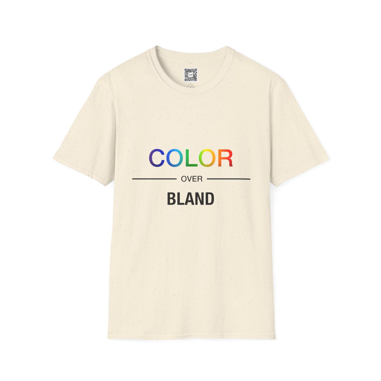 Color Over Bland Unisex Softstyle T-Shirt