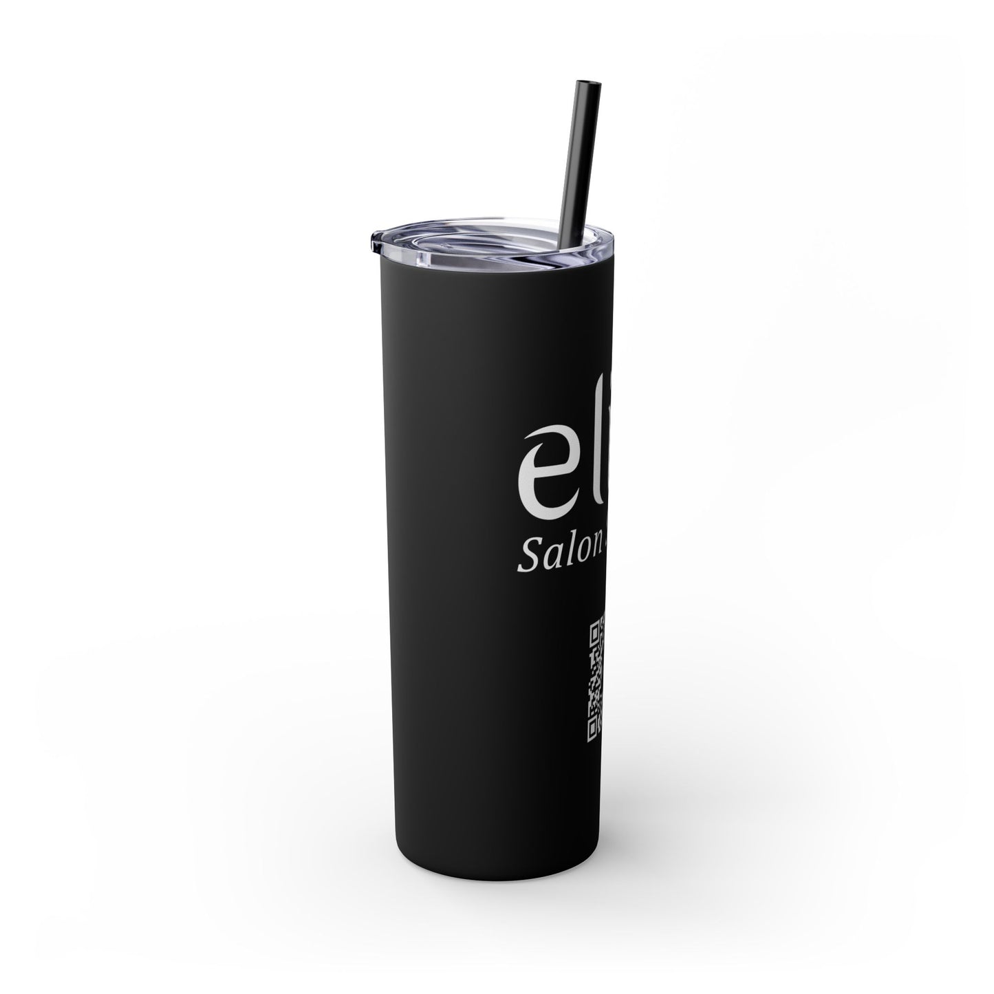 Elite Salon Services Custom Skinny Tumbler With Straw (20oz)