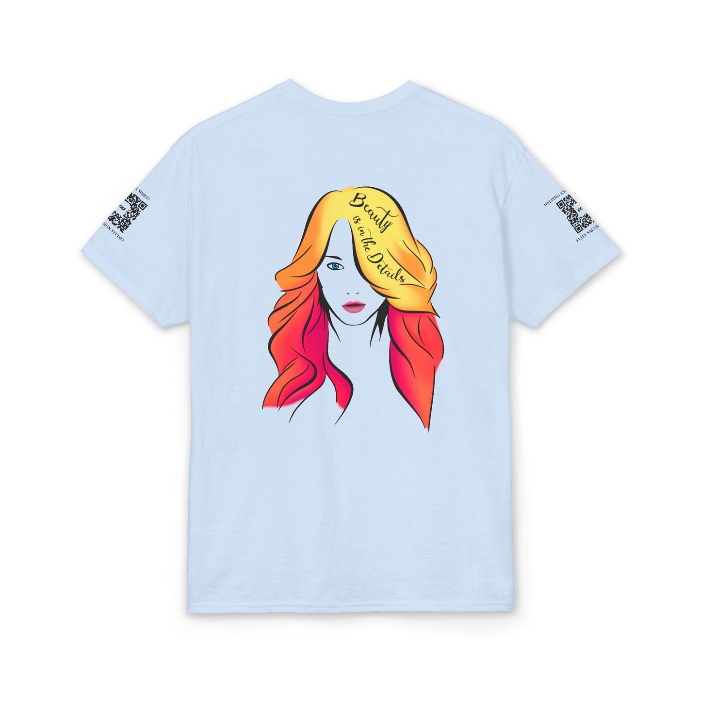 Elite Salon Services (Staff Tee) - Beauty Is In The Details T-Shirt (Colorway 5)