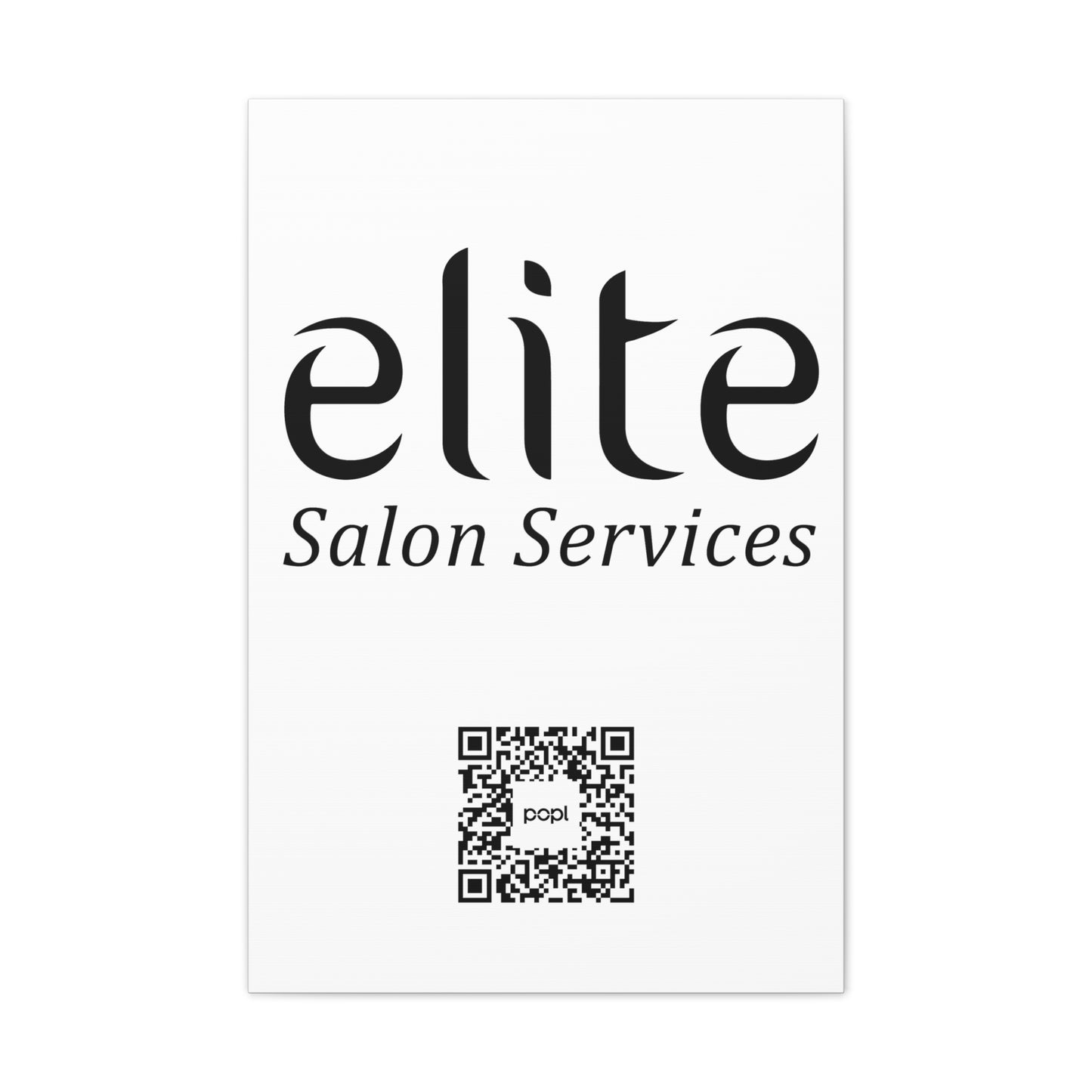 Elite Salon Services Custom - Canvas Stretched (0.75")