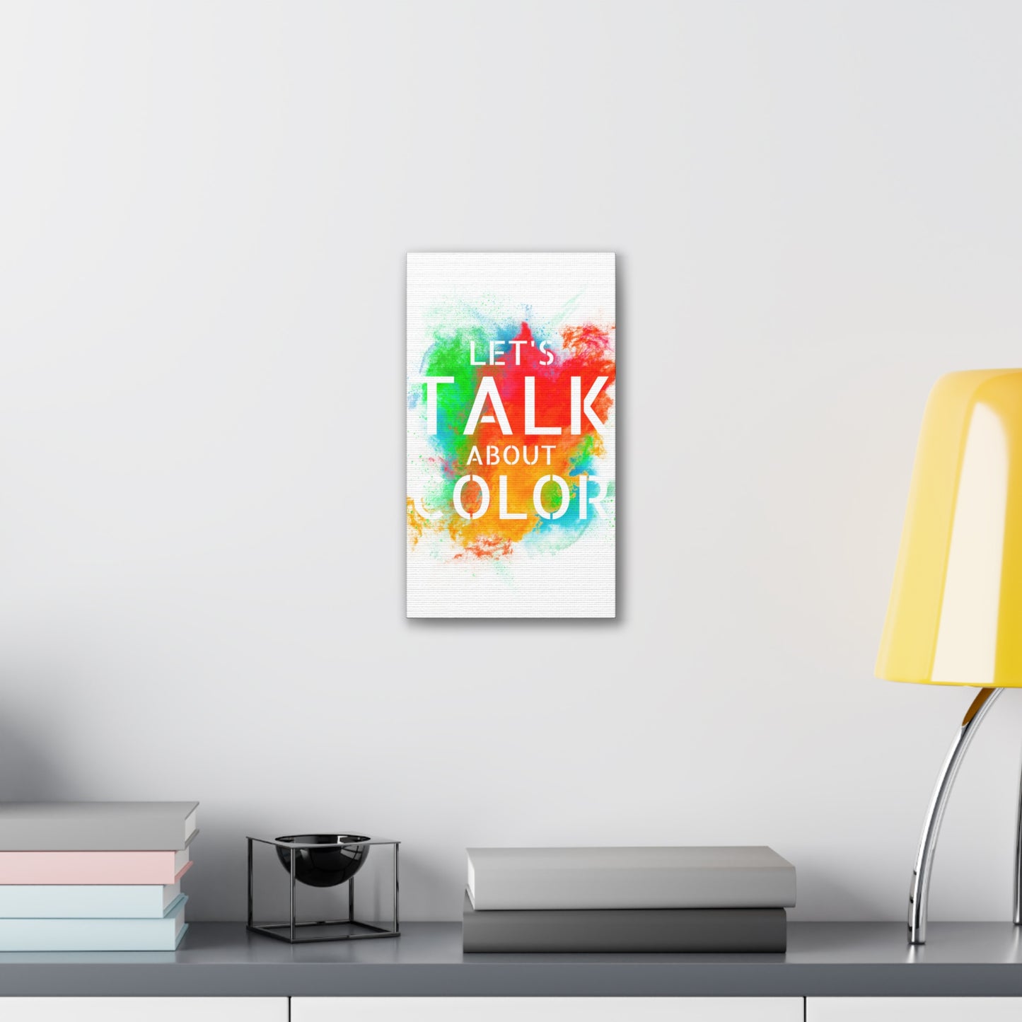 Lets Talk About Color 3 - Canvas Stretched (0.75")