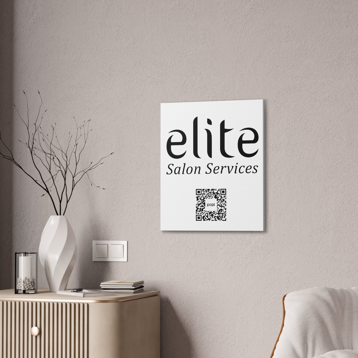 Elite Salon Services Custom - Canvas Stretched (0.75")