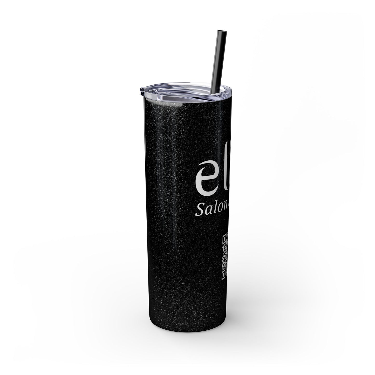 Elite Salon Services Custom Skinny Tumbler With Straw (20oz)