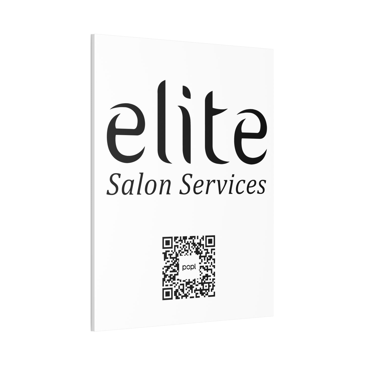 Elite Salon Services Custom - Canvas Stretched (0.75")
