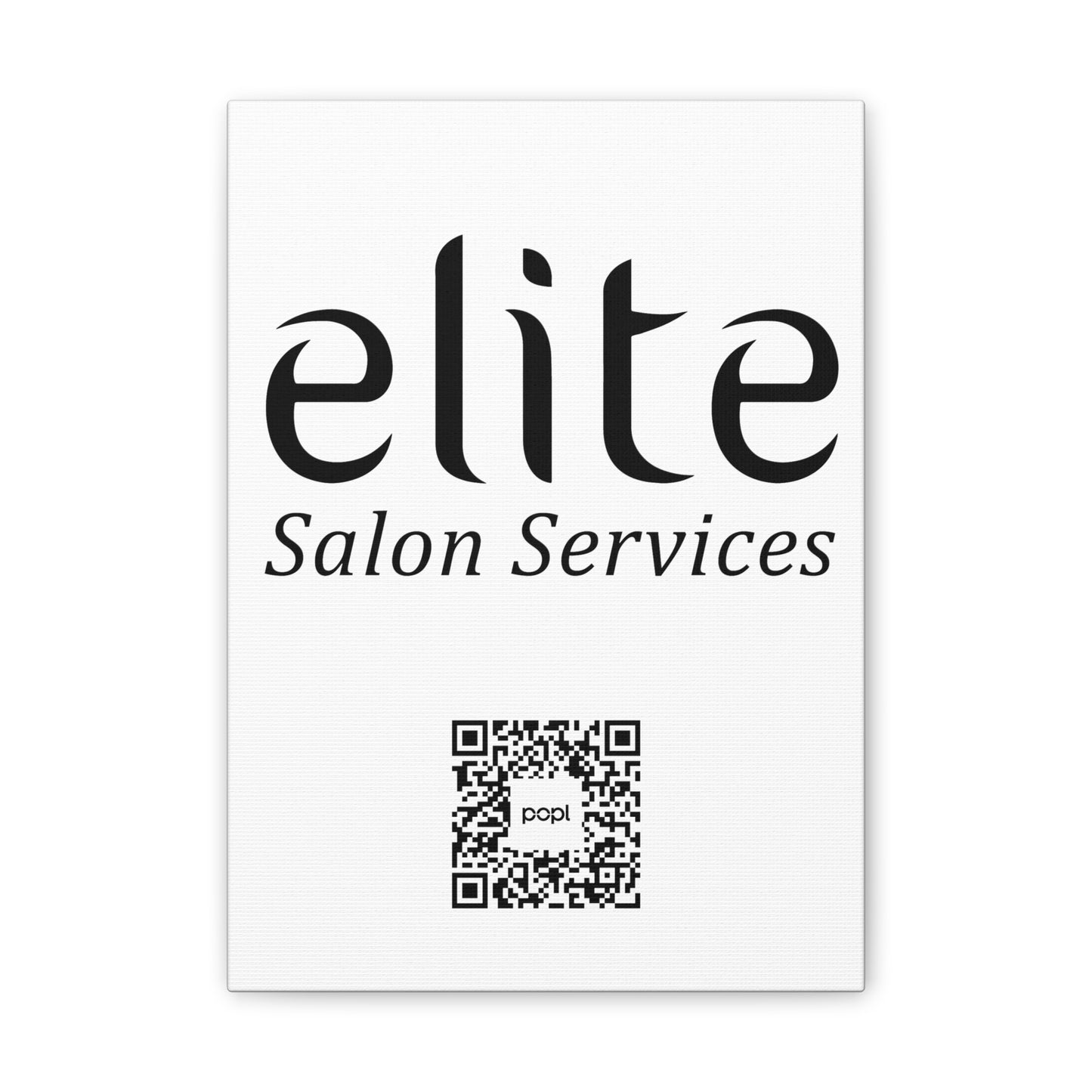 Elite Salon Services Custom - Canvas Stretched (0.75")