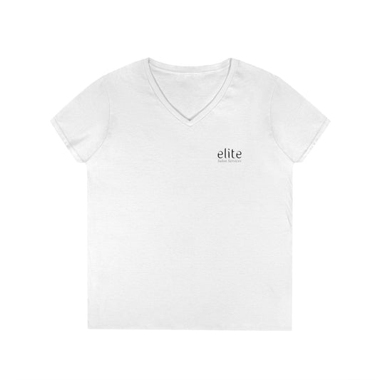 Elite Salon Services Custom (Women's V-Neck Tee 2)