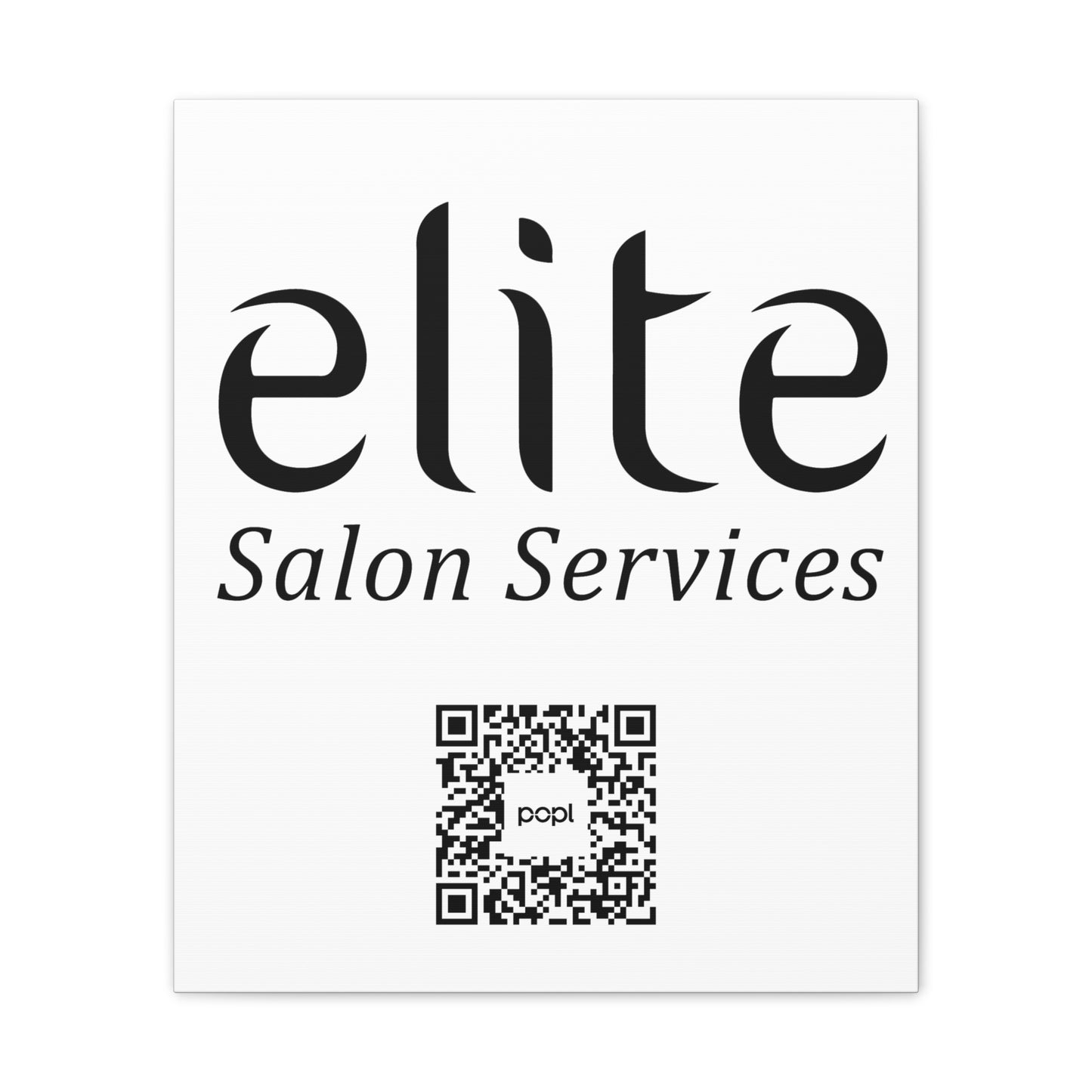 Elite Salon Services Custom - Canvas Stretched (0.75")
