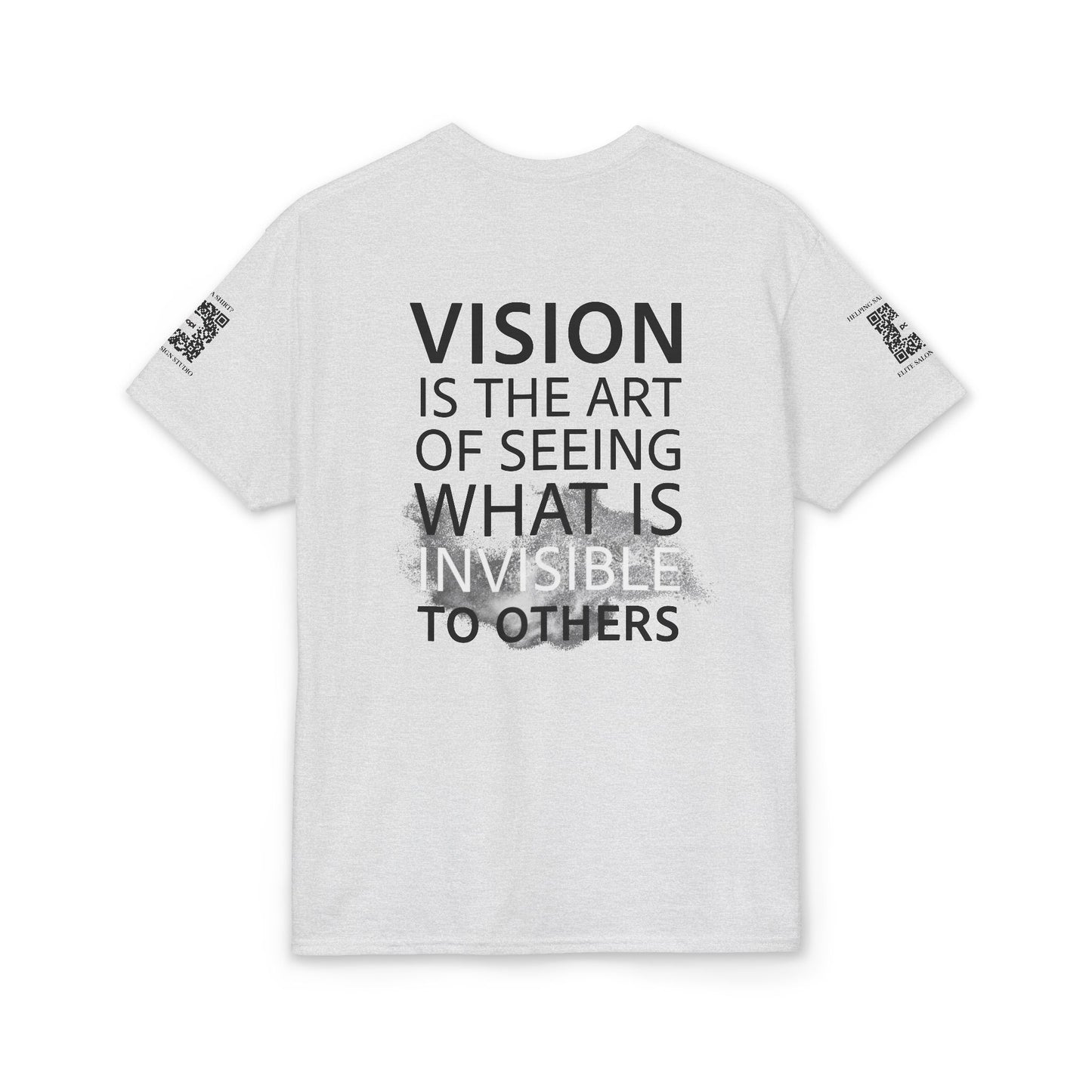Elite Salon Services (Staff Tee) - Vision Is The Art Of Seeing What Is Invisible To Others T-Shirt (Colorway 1)