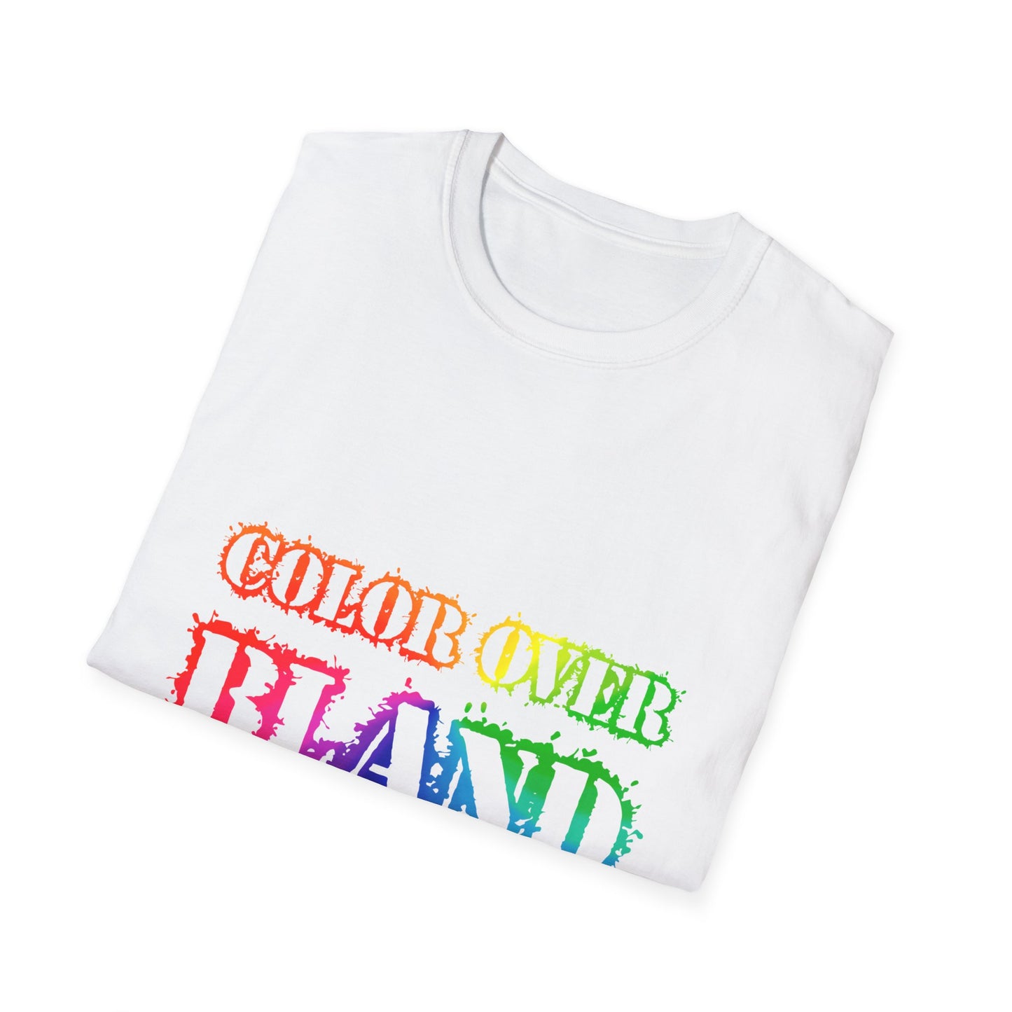 Color Over Bland (Colorway 1) - Unisex Soft Style Tee