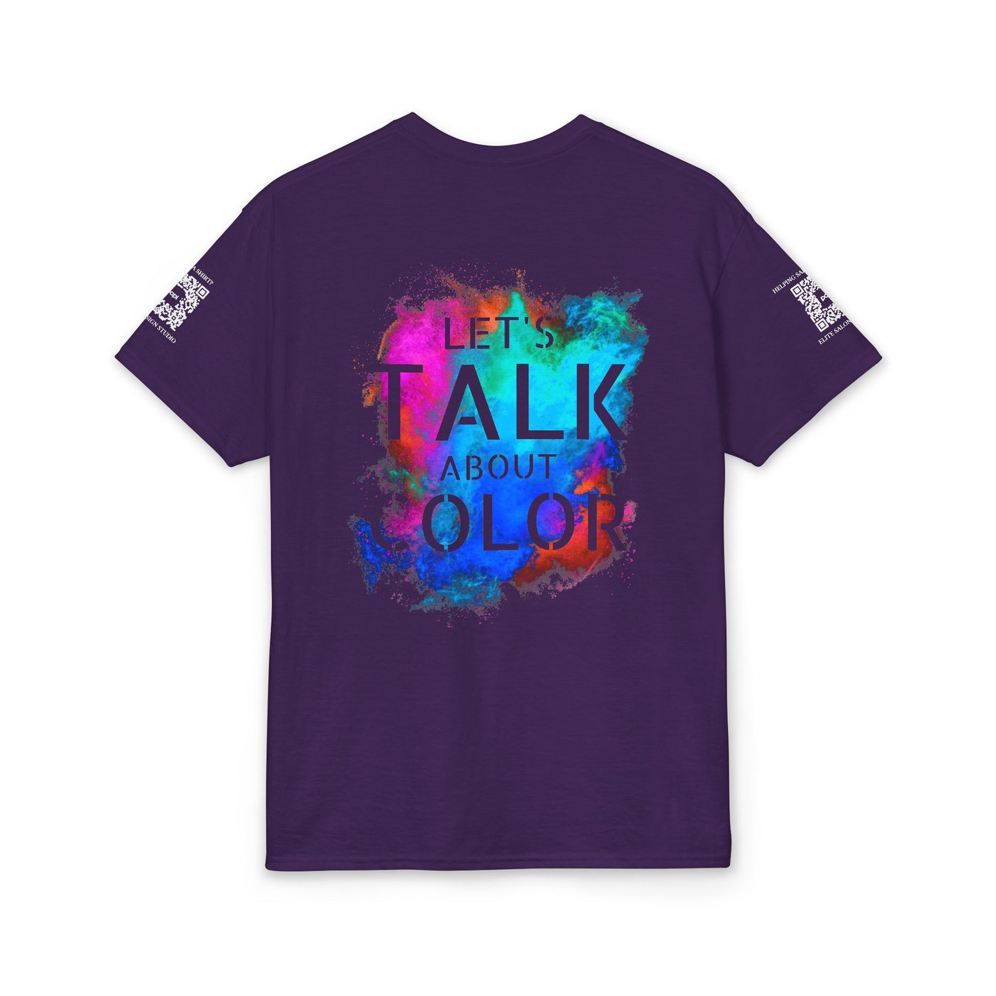 Elite Salon Services (Staff Tee) - Lets Talk About Color T-Shirt (Colorway 6)