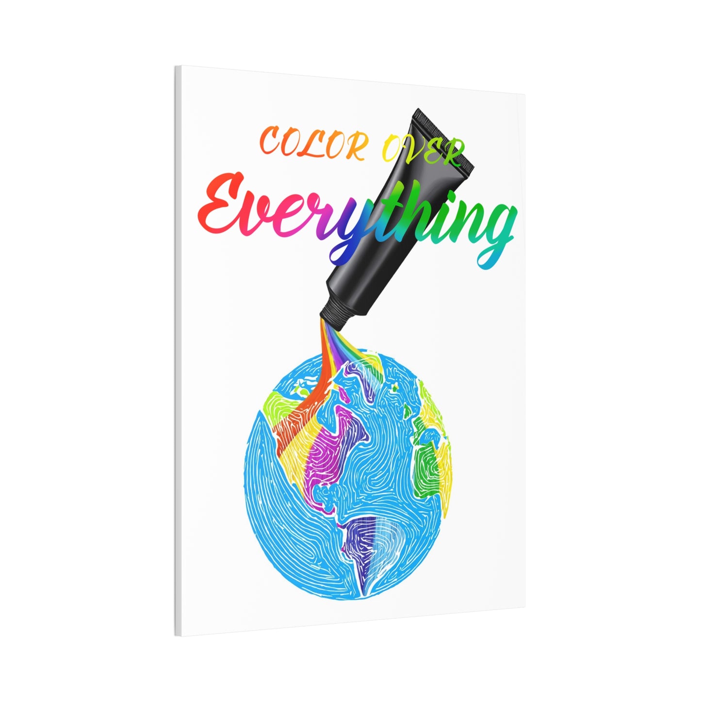 Color Over Everything - Canvas Stretched (0.75")