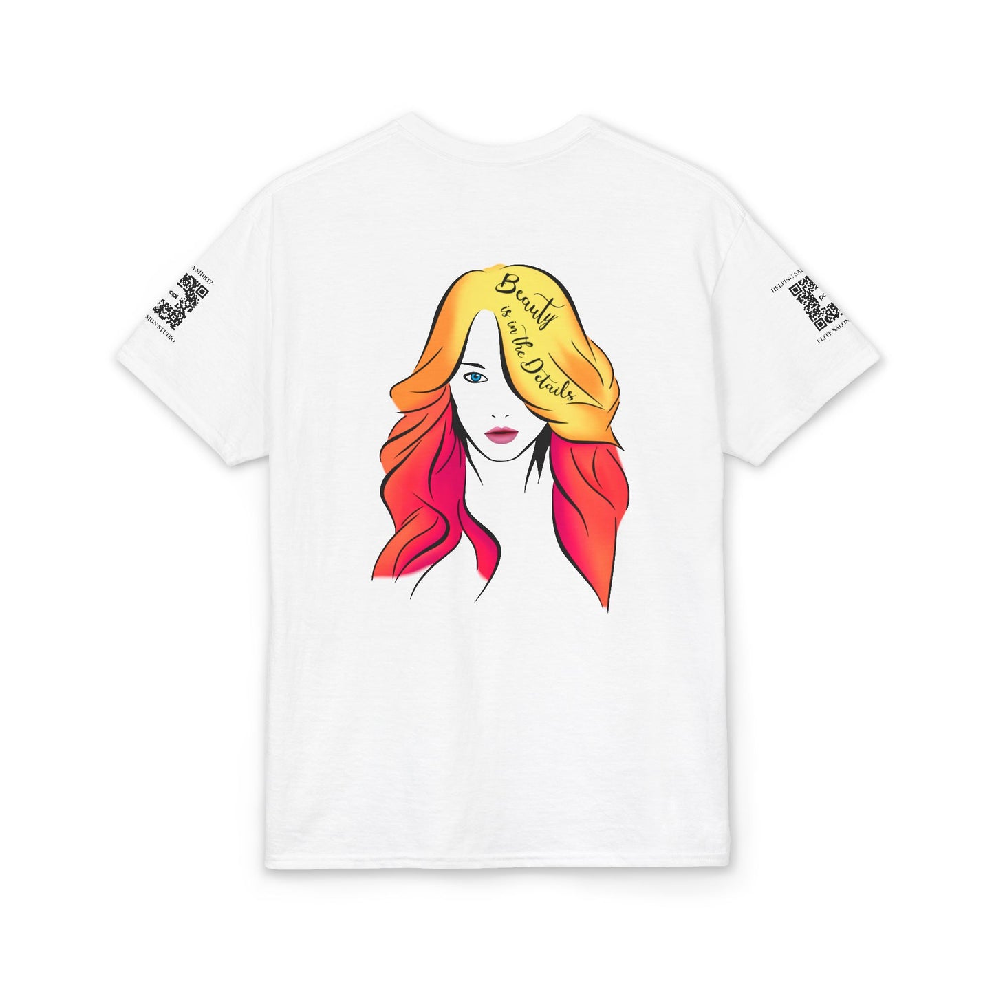 Elite Salon Services (Staff Tee) - Beauty Is In The Details T-Shirt (Colorway 5)