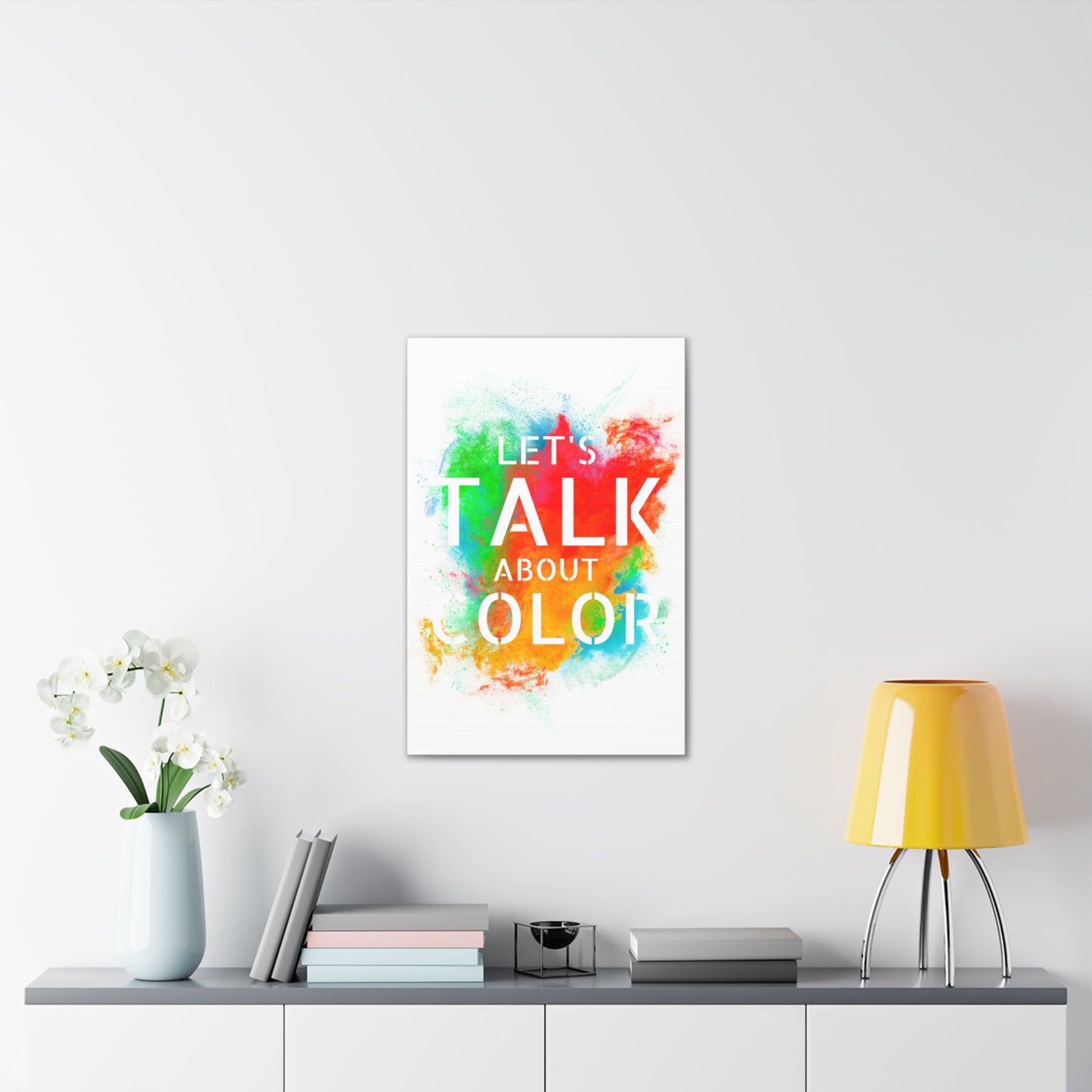 Lets Talk About Color 3 - Canvas Stretched (0.75")