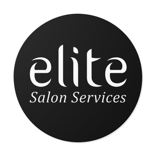 Elite Salon Services Custom (Round Vinyl Stickers)