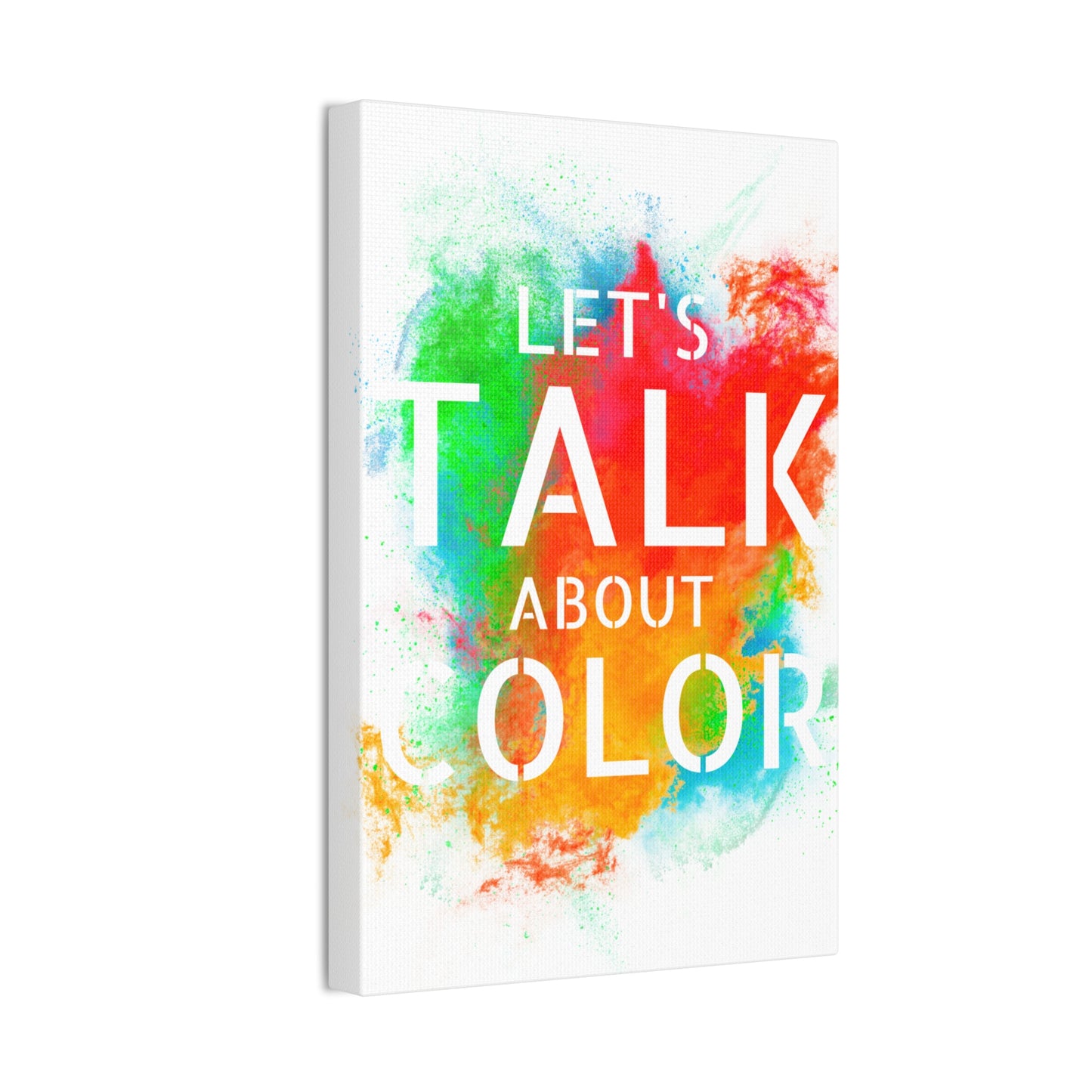 Lets Talk About Color 3 - Canvas Stretched (0.75")