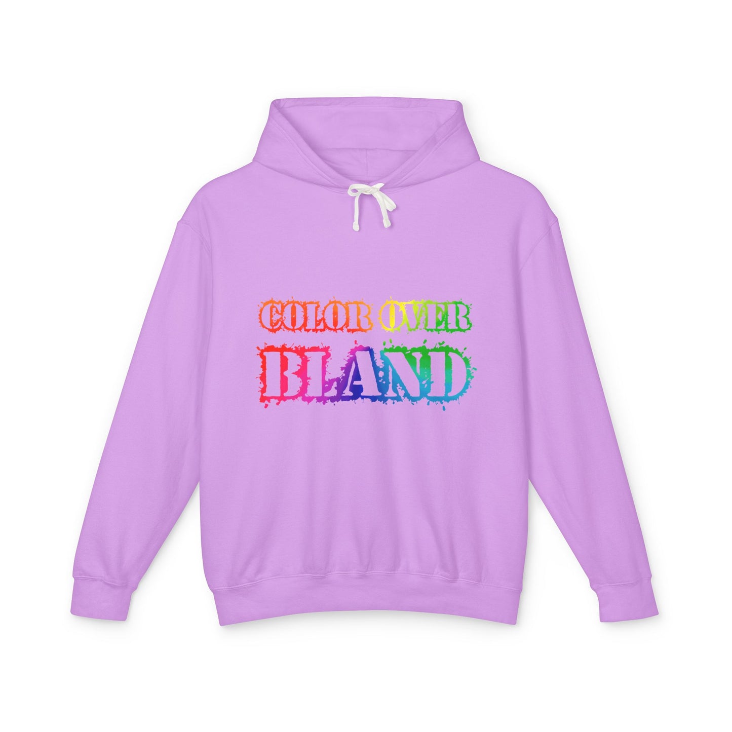 Color Over Bland (Colorway 1) Lightweight Hooded Sweatshirt