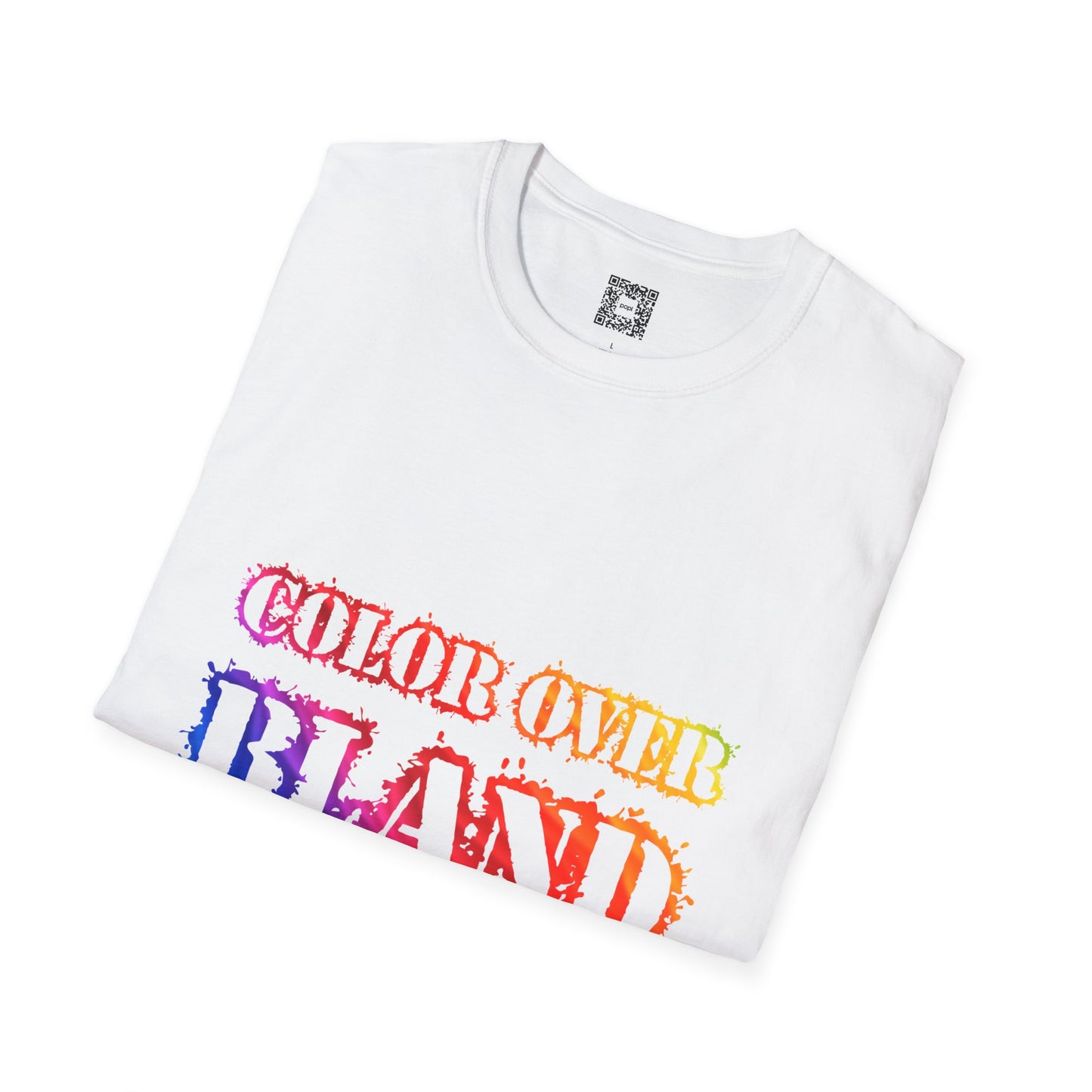 Color Over Bland (Colorway 2) - Unisex Soft Style Tee
