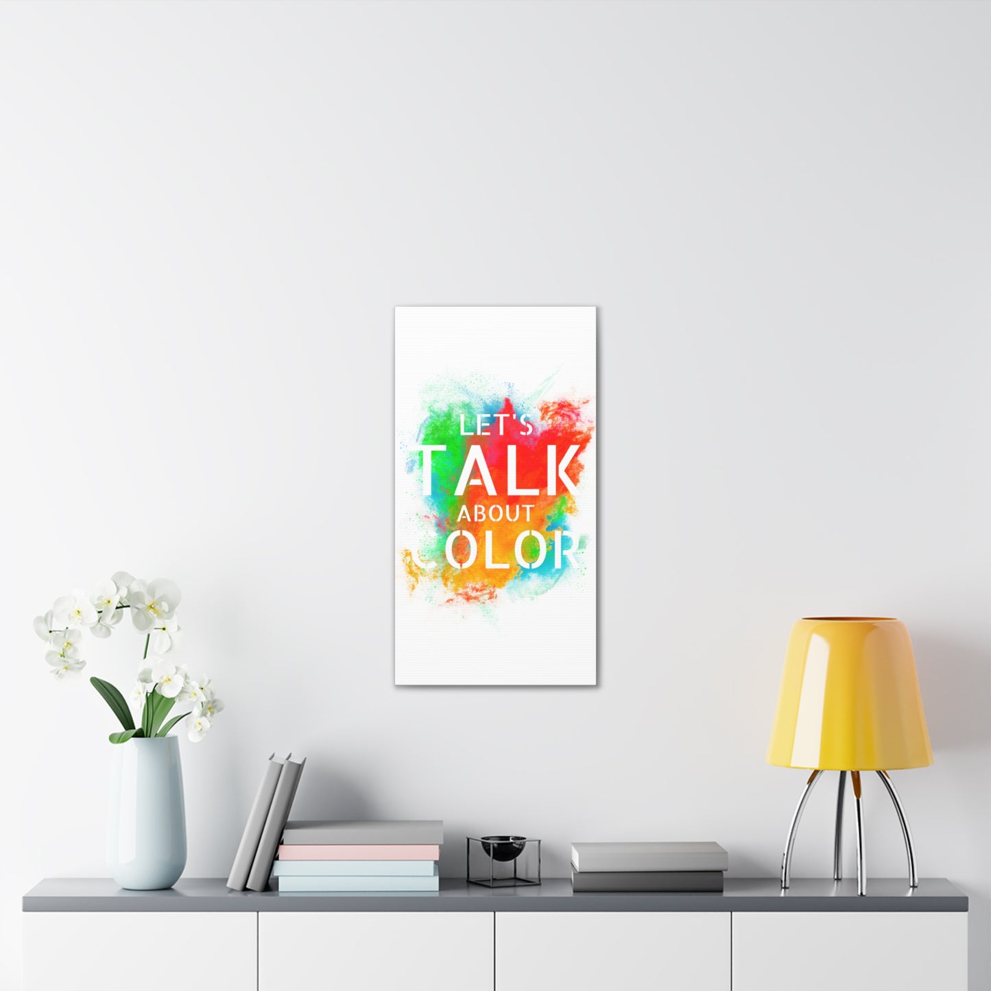 Lets Talk About Color 3 - Canvas Stretched (0.75")