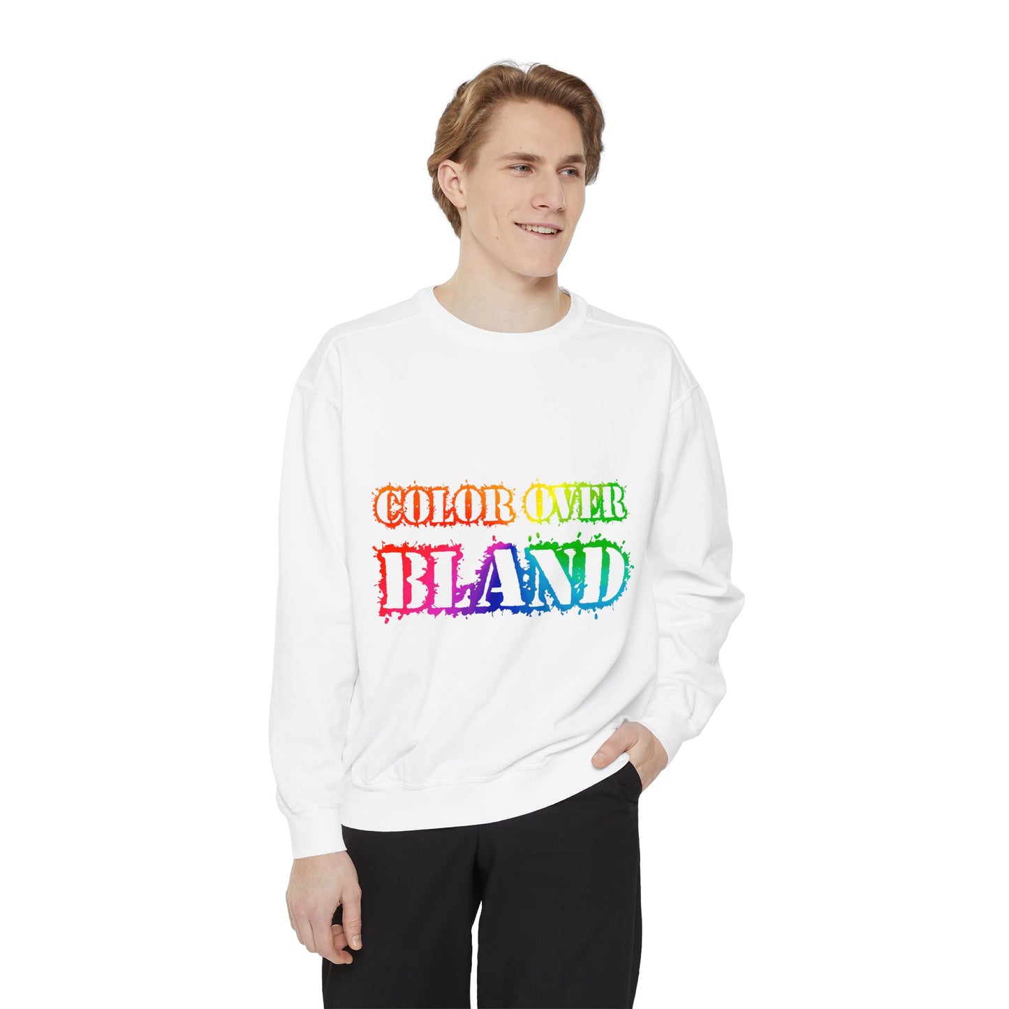 Color Over Bland Sweatshirt (Colorway 1)
