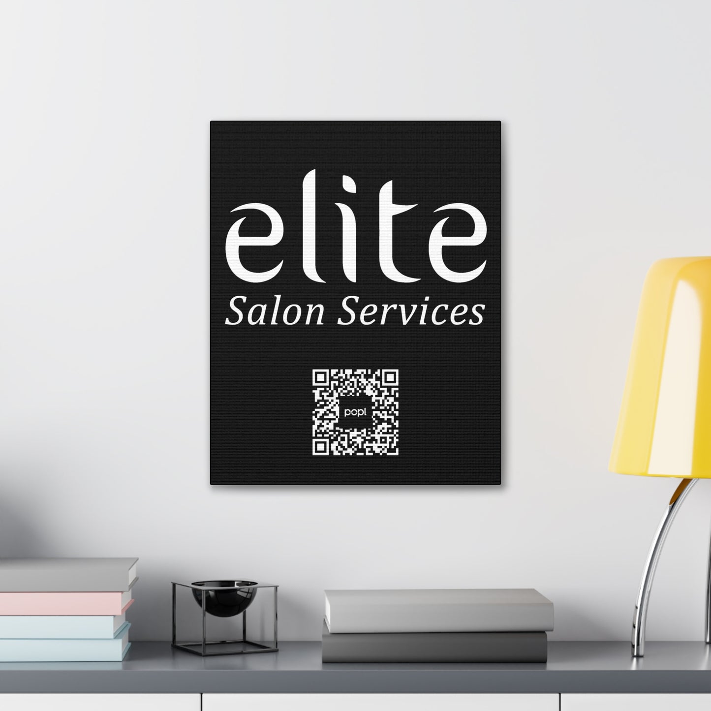 Elite Salon Services Custom - Canvas Stretched (0.75")
