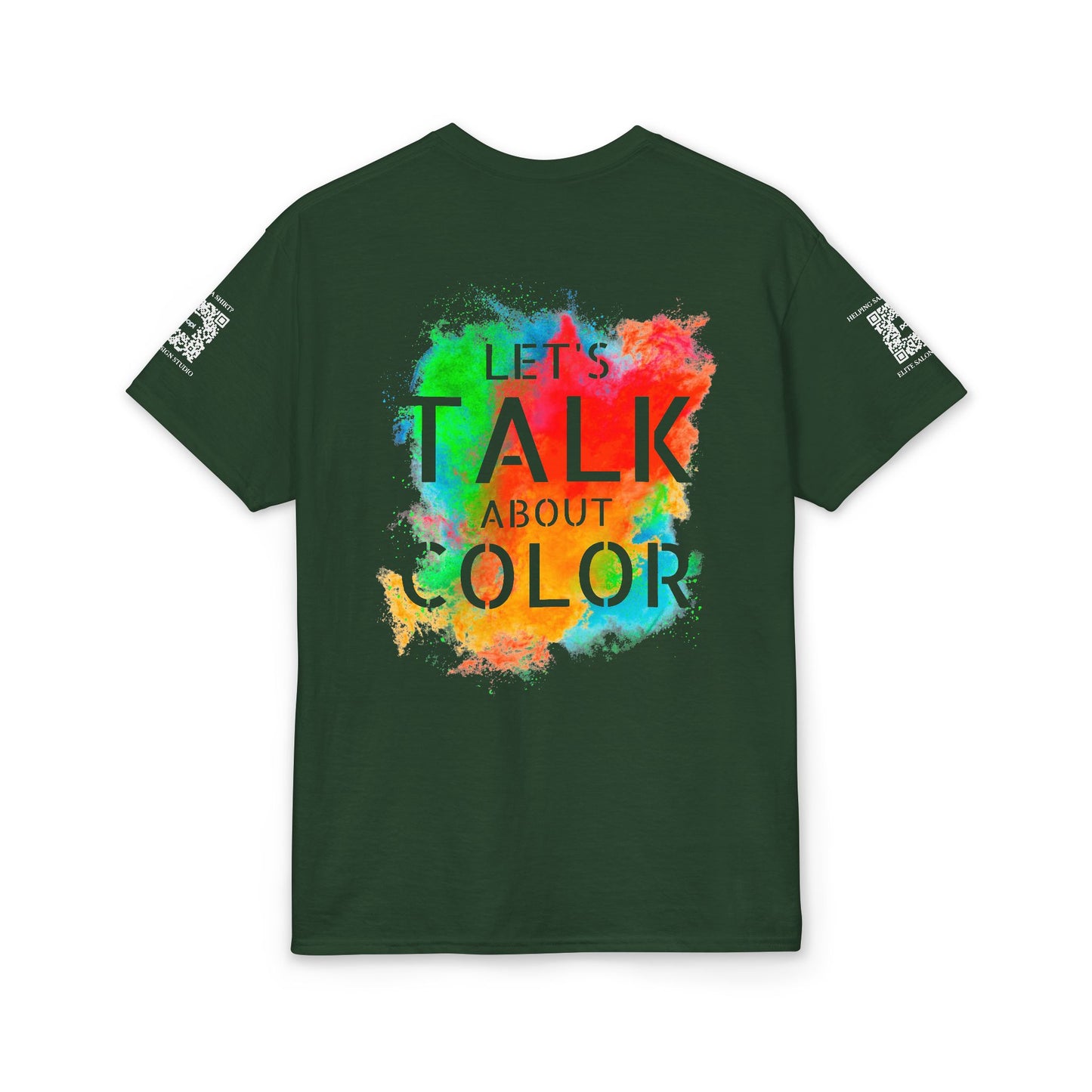 Elite Salon Services (Staff Tee) - Lets Talk About Color T-Shirt (Colorway 4)