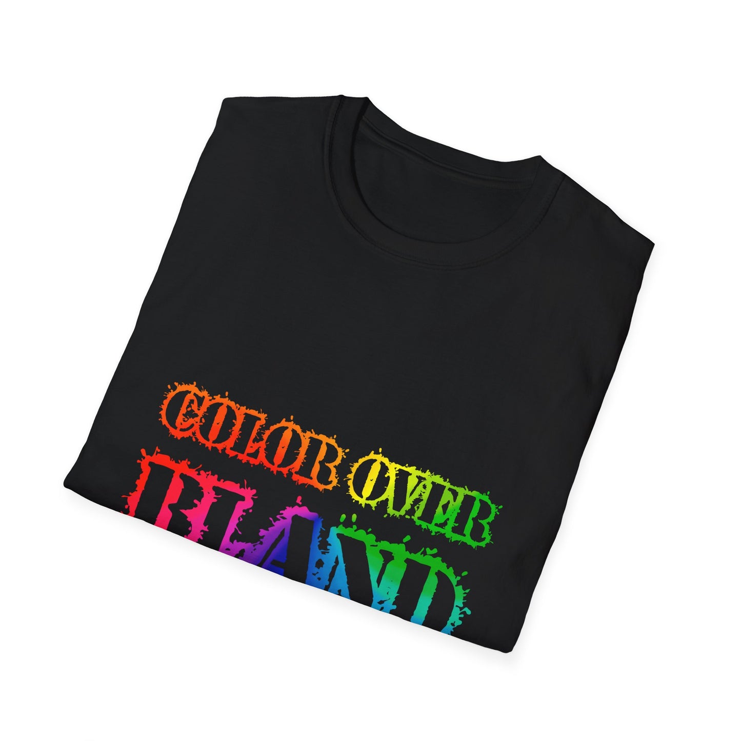 Color Over Bland (Colorway 1) - Unisex Soft Style Tee