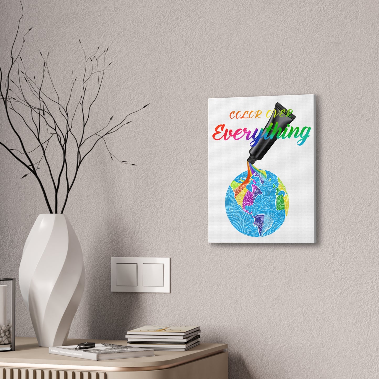 Color Over Everything - Canvas Stretched (0.75")