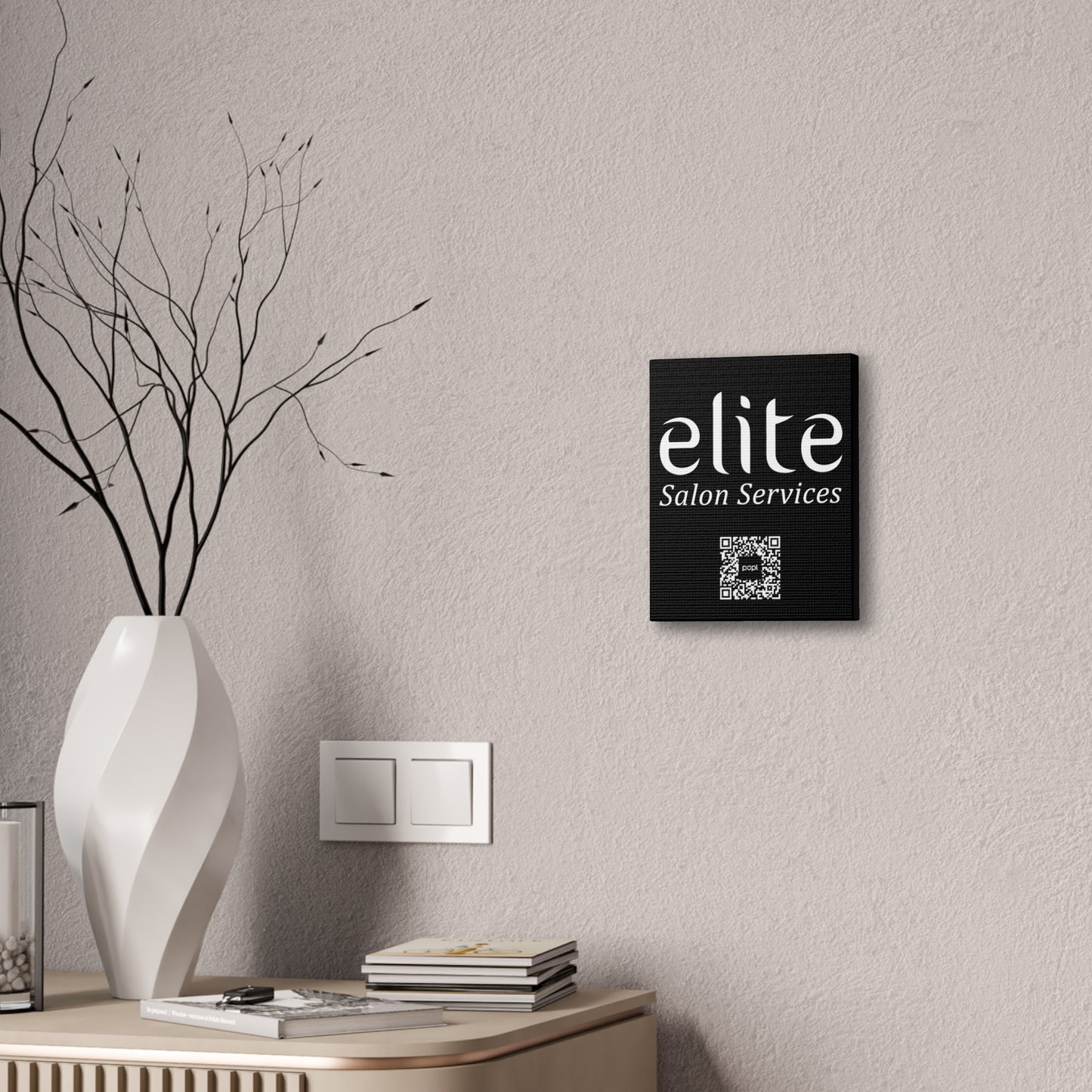 Elite Salon Services Custom - Canvas Stretched (0.75")