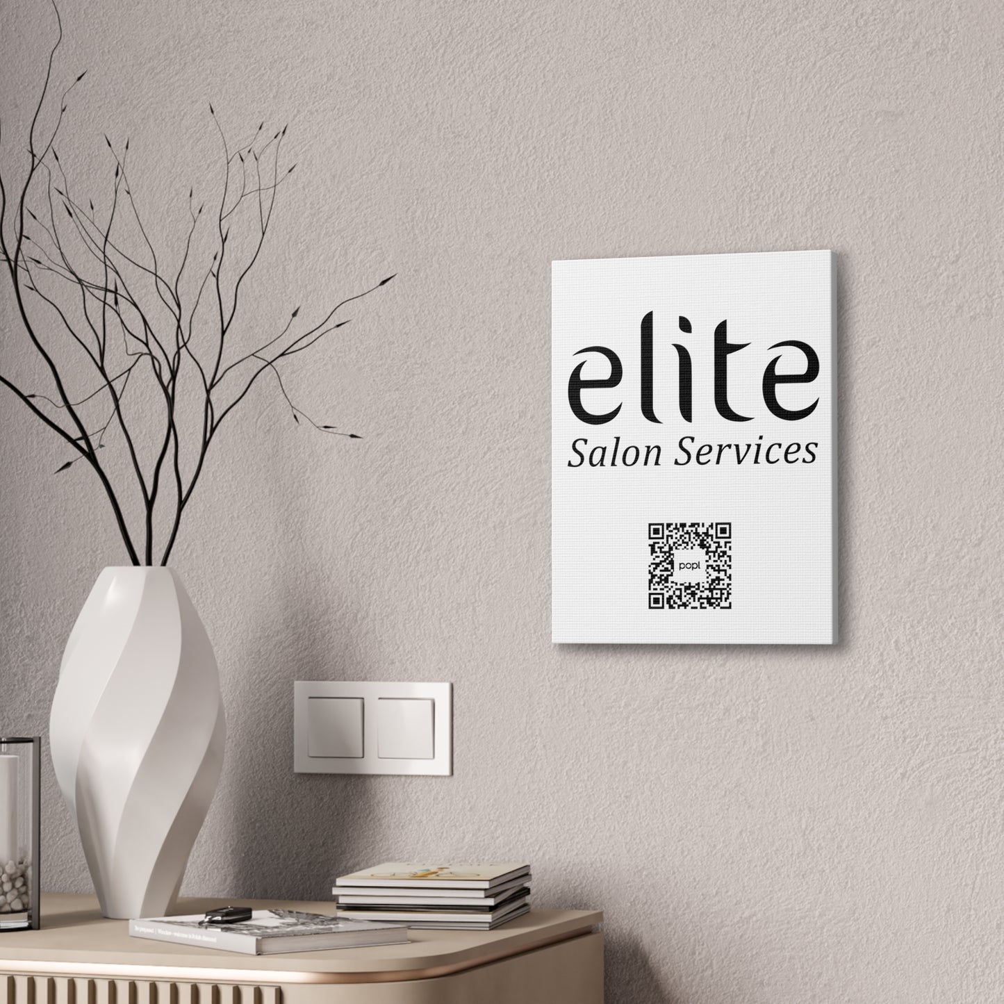 Elite Salon Services Custom - Canvas Stretched (0.75")