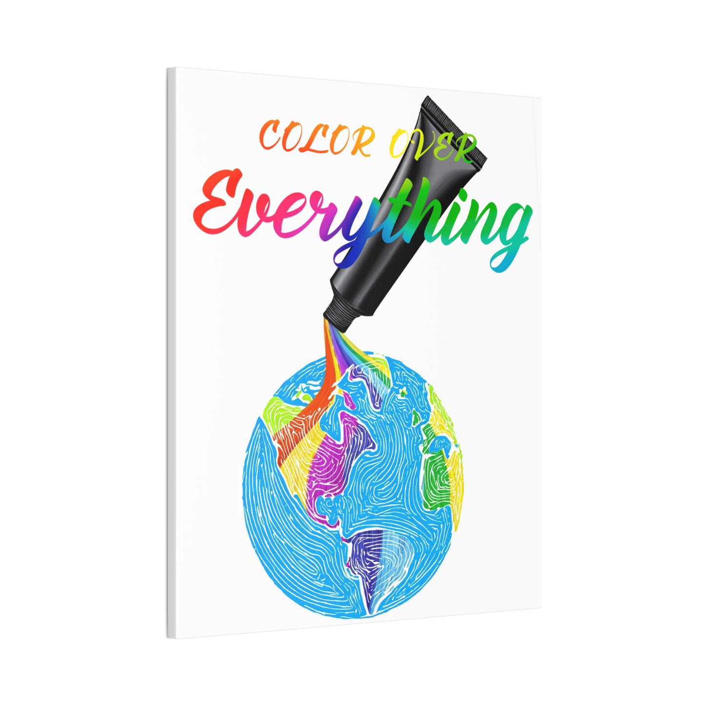 Color Over Everything - Canvas Stretched (0.75")