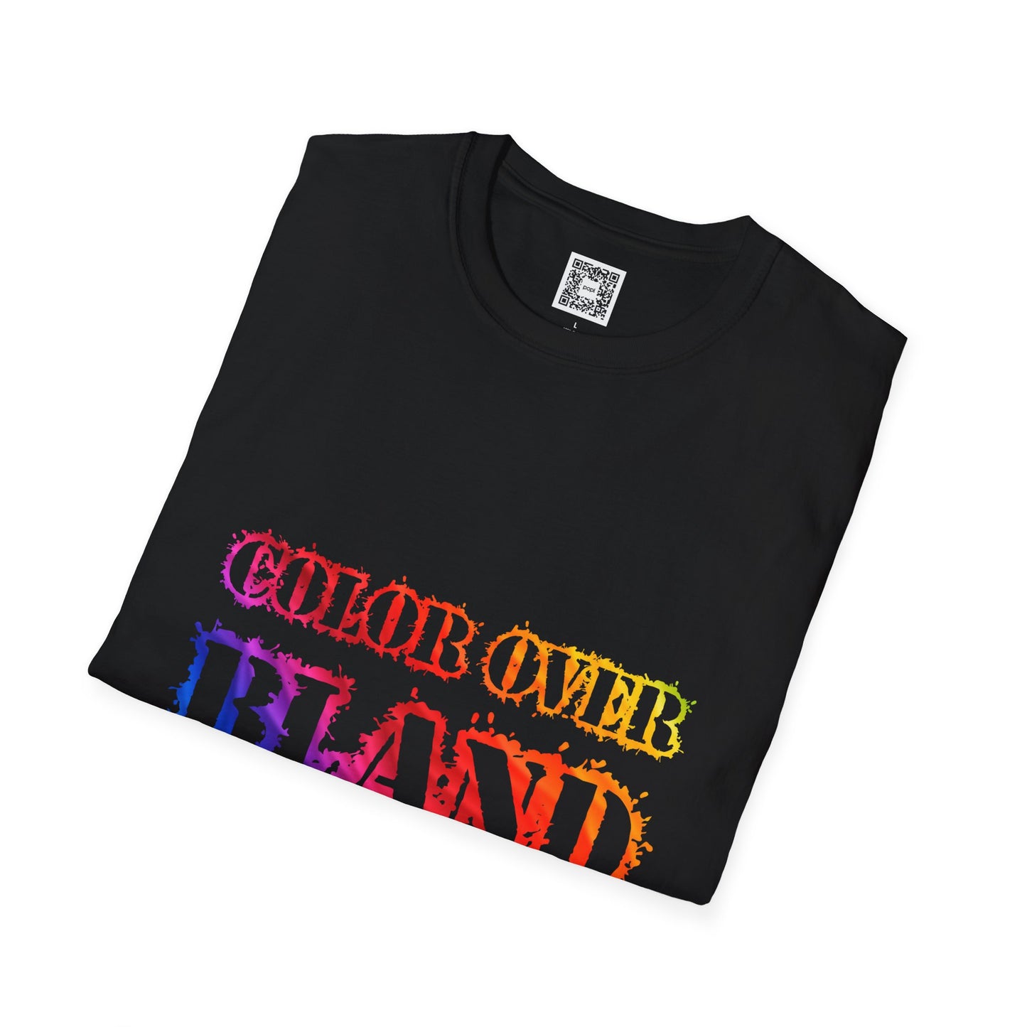 Color Over Bland (Colorway 2) - Unisex Soft Style Tee