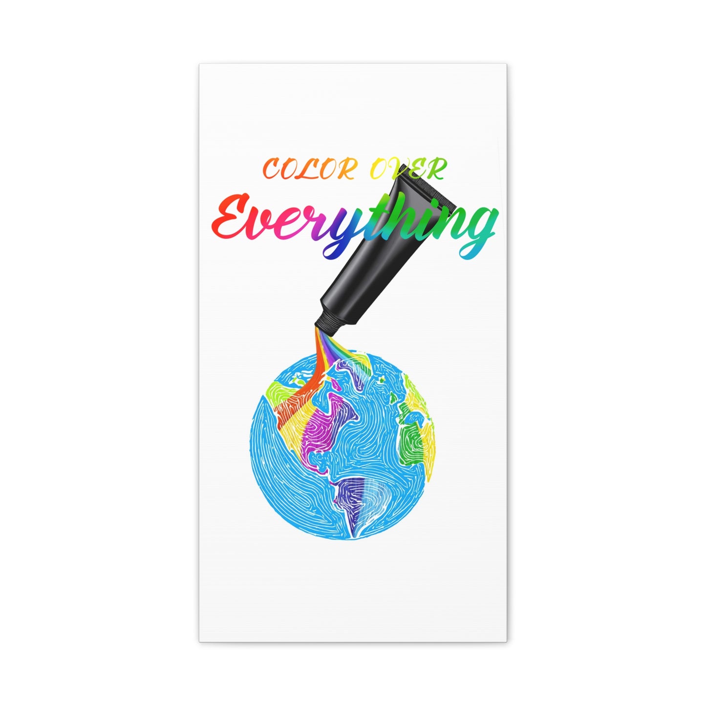 Color Over Everything - Canvas Stretched (0.75")