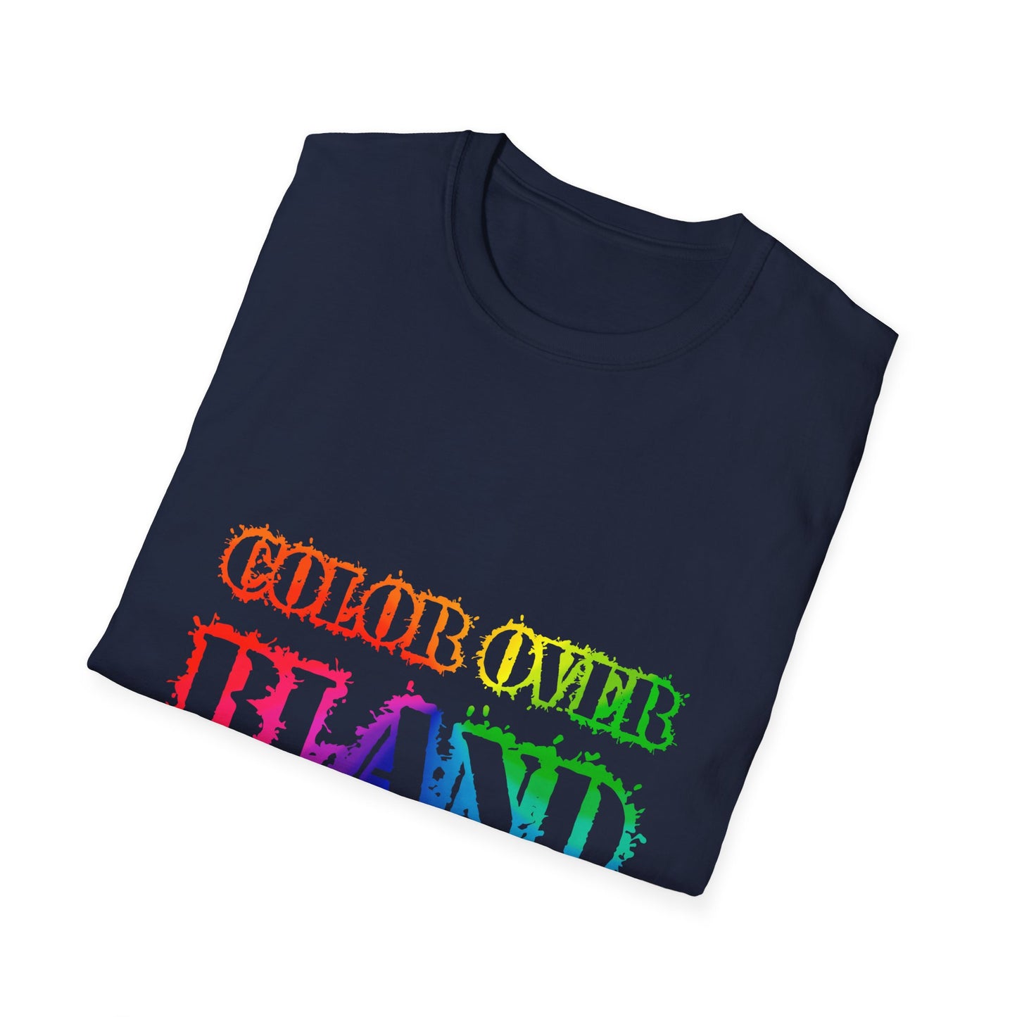 Color Over Bland (Colorway 1) - Unisex Soft Style Tee