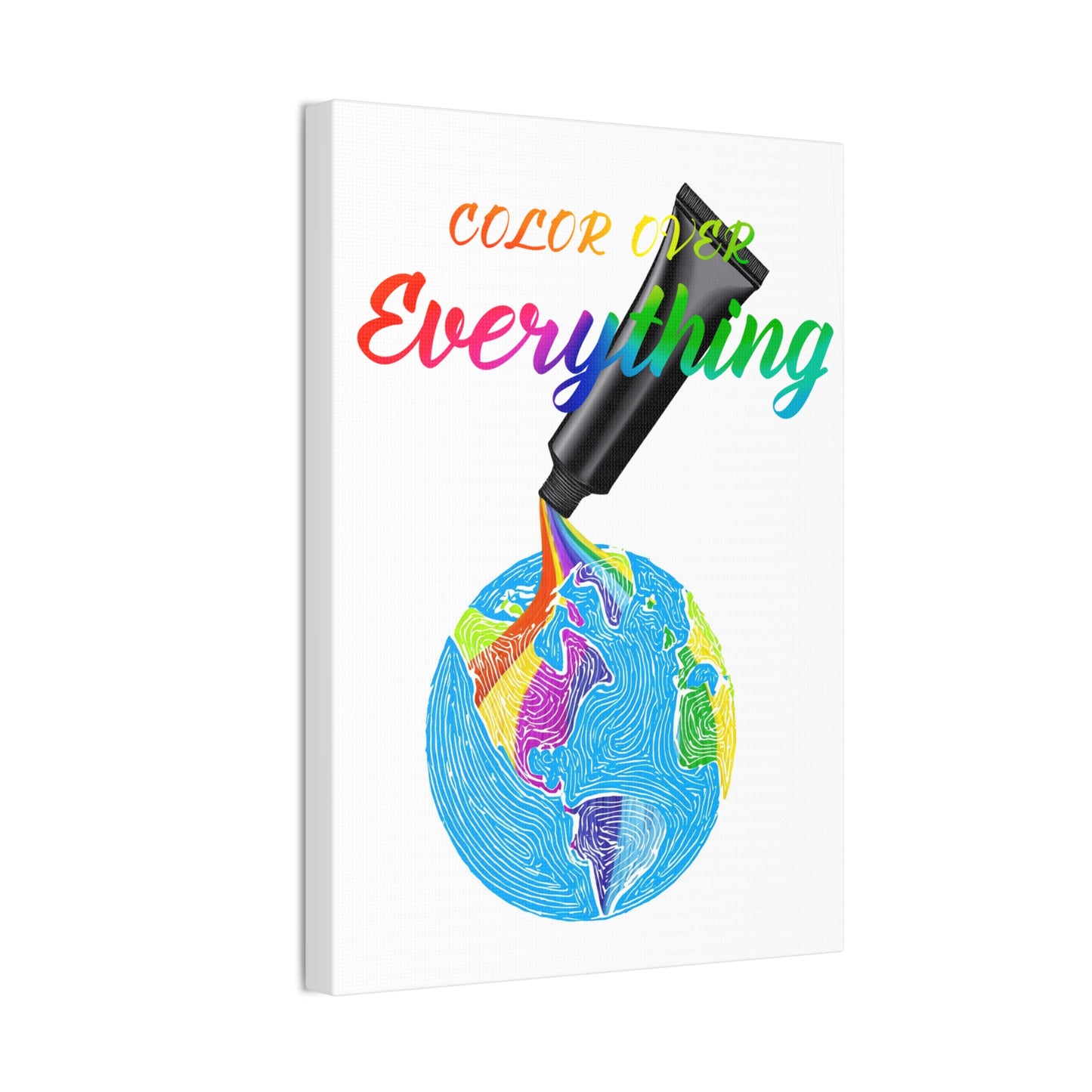 Color Over Everything - Canvas Stretched (0.75")