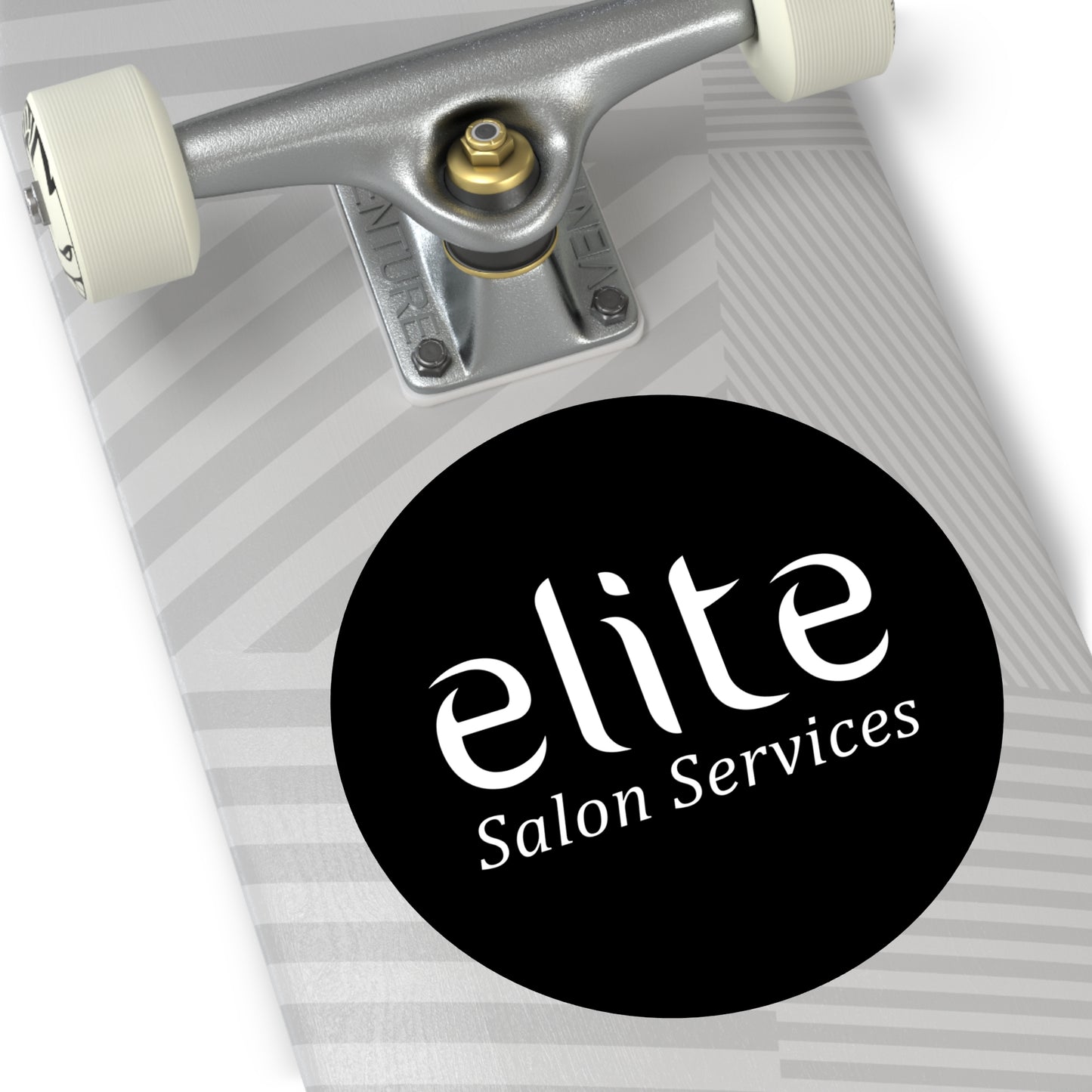 Elite Salon Services Custom (Round Vinyl Stickers)