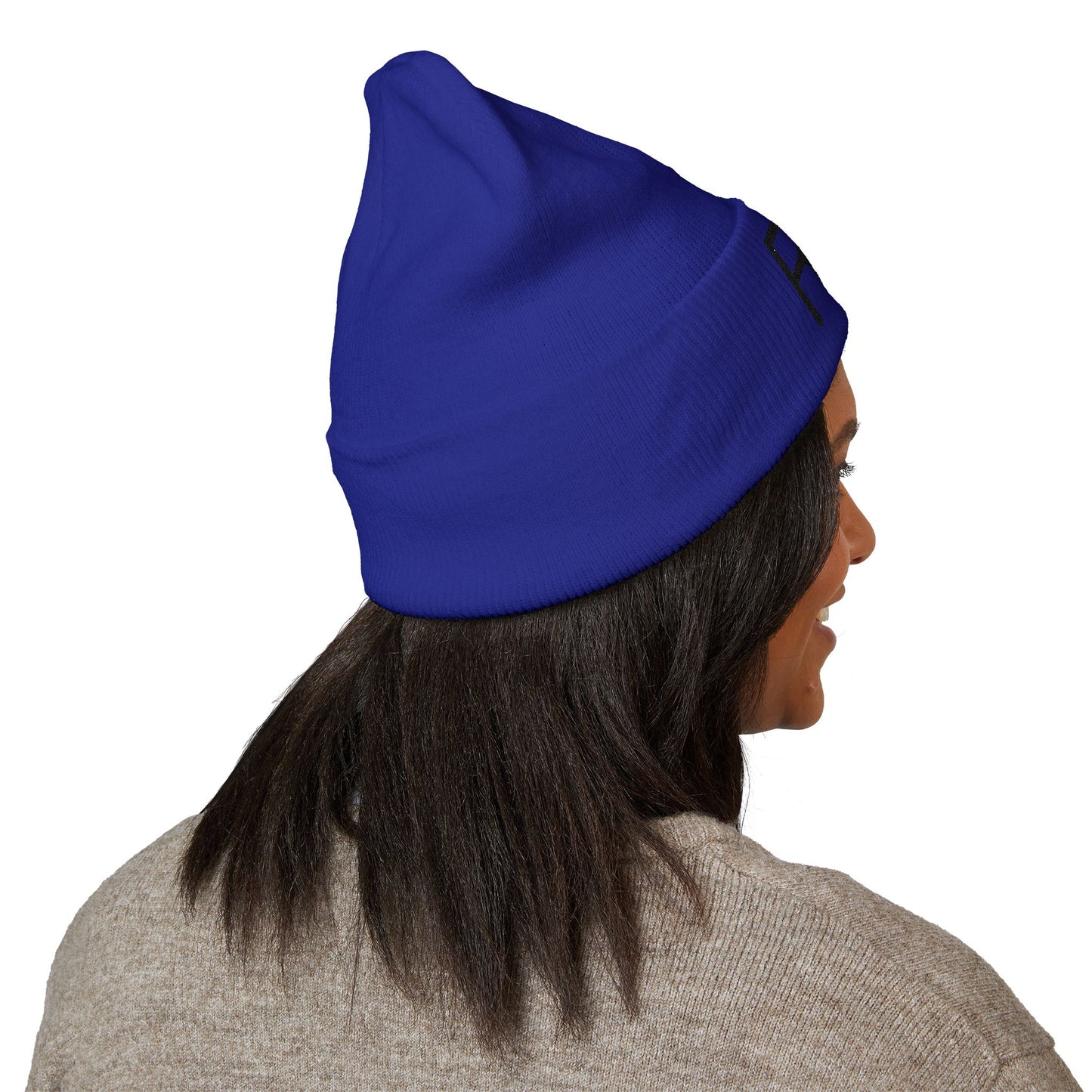 Embroidered 'Ray' Classic Cuffed Beanie — Cozy Winter Hat for Outdoor & Casual Wear