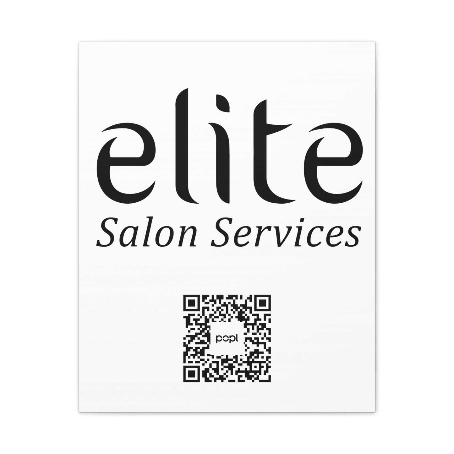 Elite Salon Services Custom - Canvas Stretched (0.75")