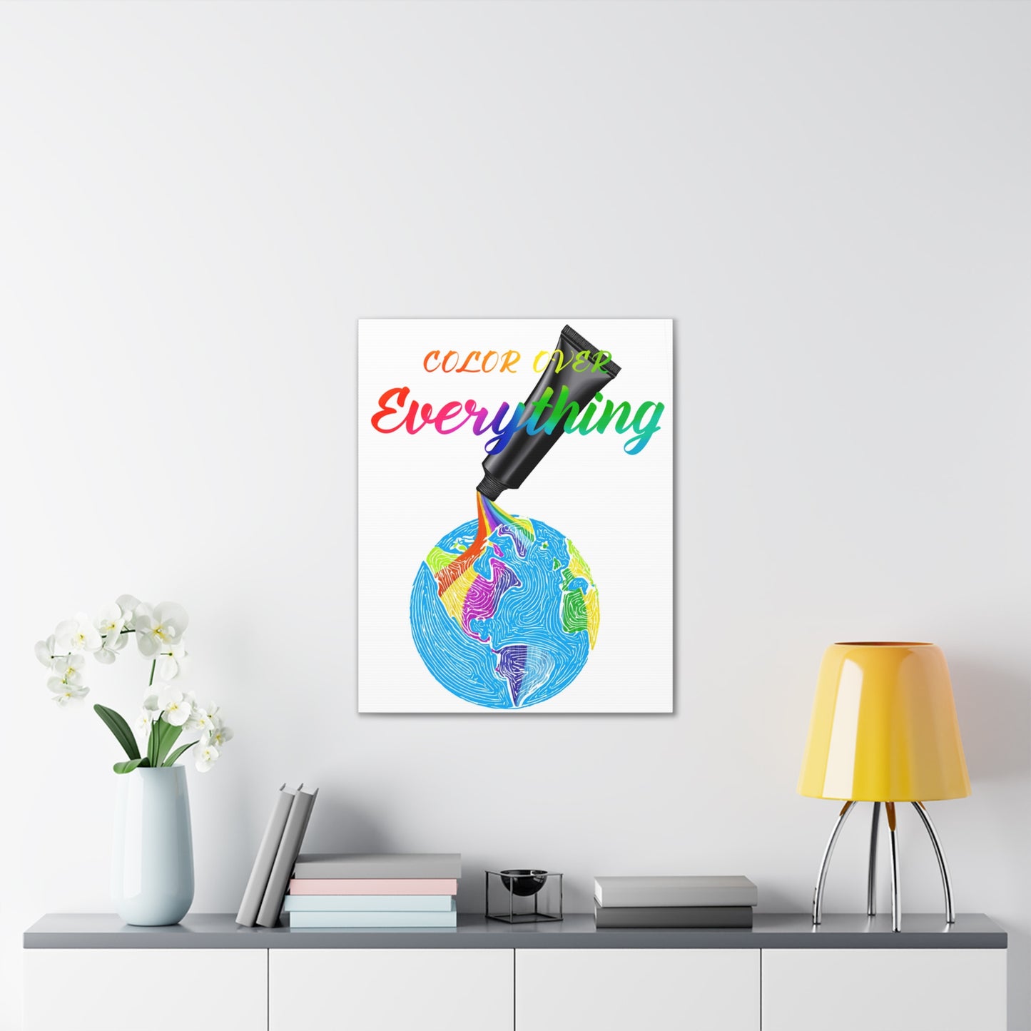 Color Over Everything - Canvas Stretched (0.75")