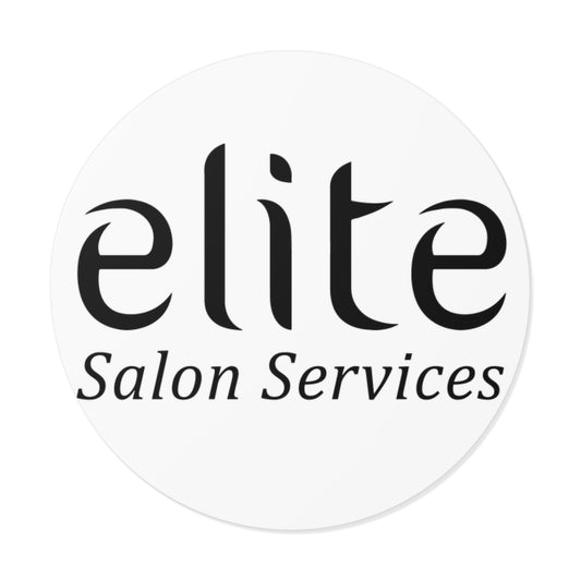 Elite Salon Services Custom (Round Vinyl Stickers)