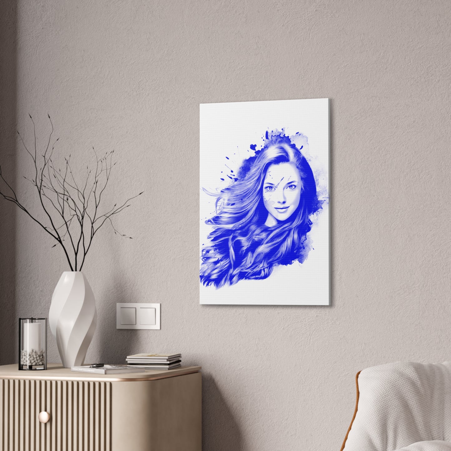 Blue Is Beautyful - Canvas Stretched (0.75")