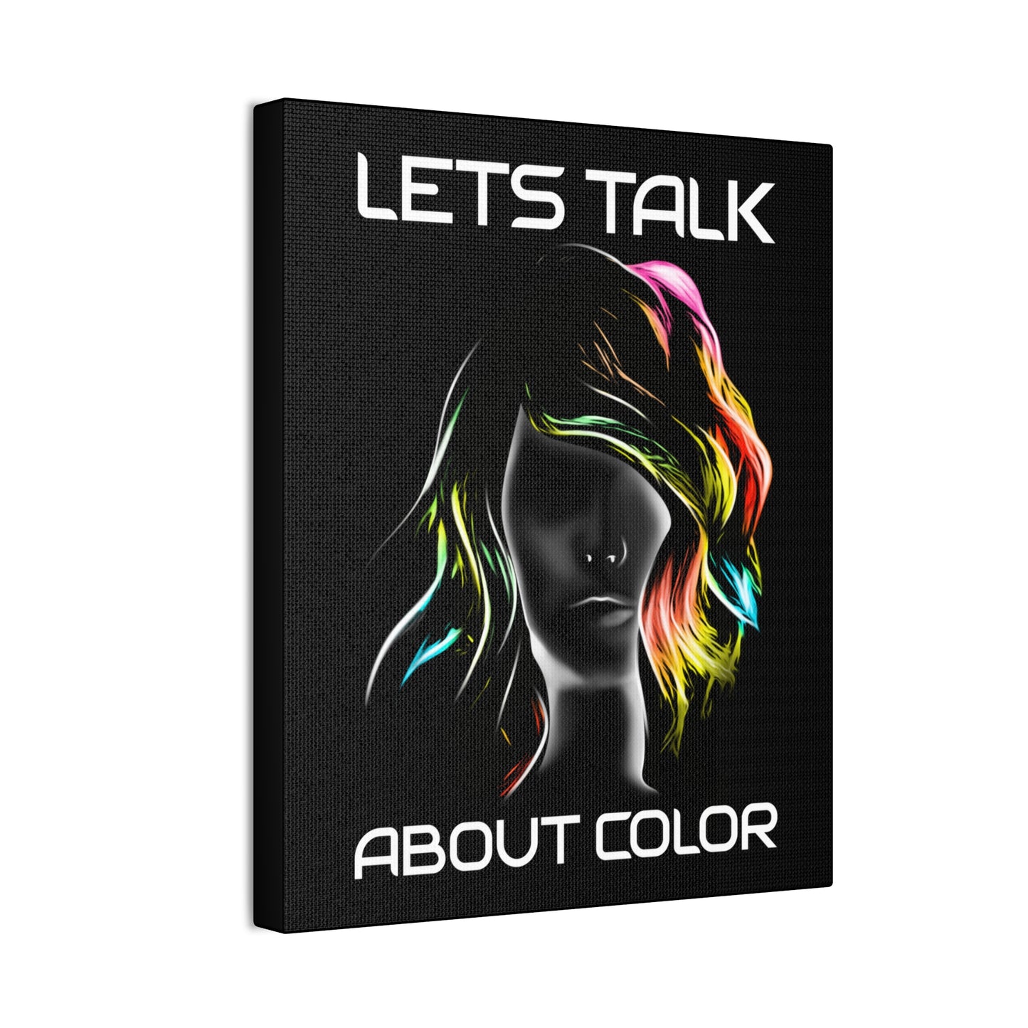 Lets Talk About Color - Canvas Stretched (0.75")