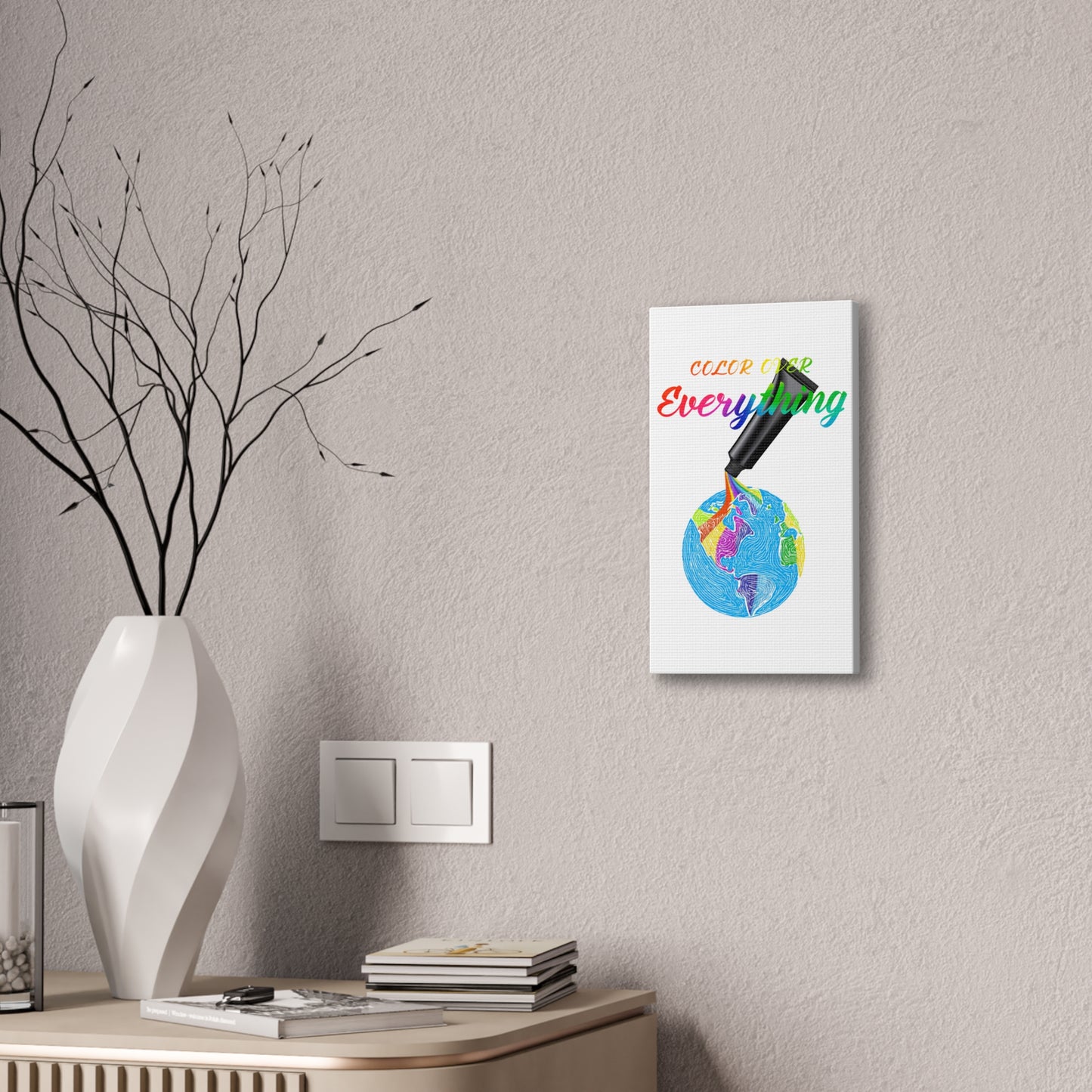 Color Over Everything - Canvas Stretched (0.75")