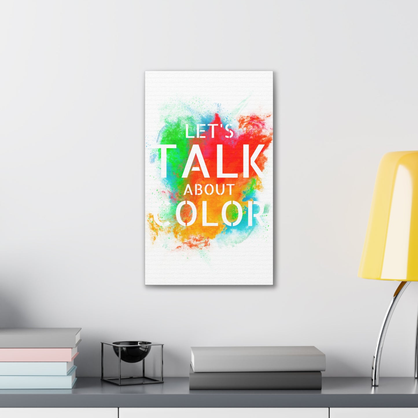 Lets Talk About Color 3 - Canvas Stretched (0.75")