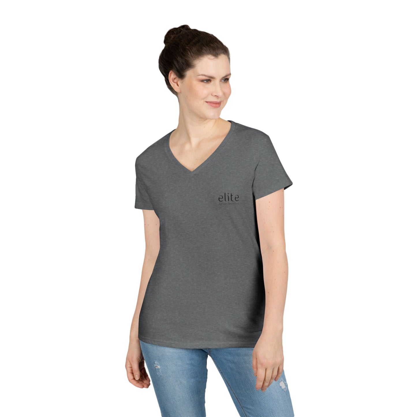 Elite Salon Services Custom (Women's V-Neck Tee 2)