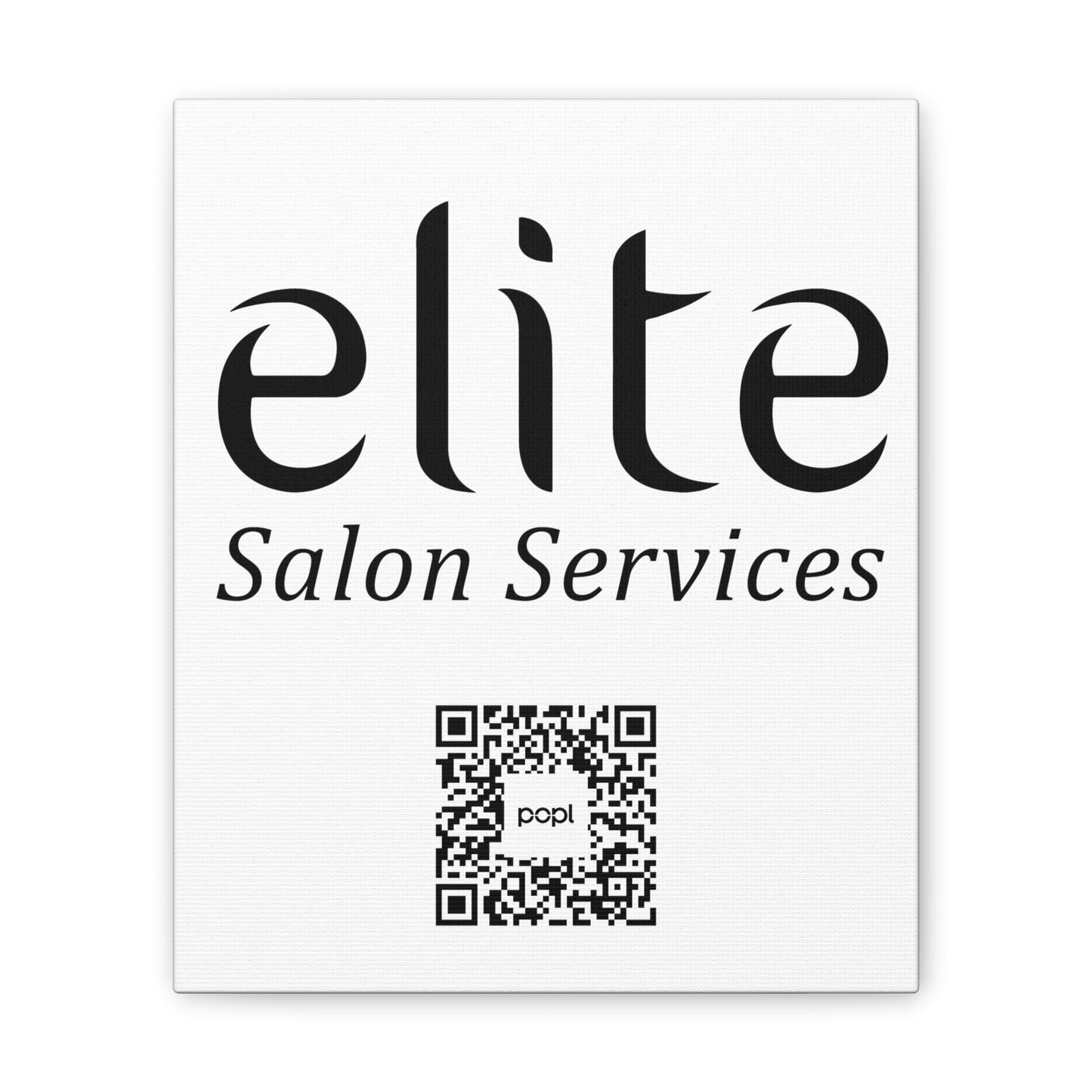 Elite Salon Services Custom - Canvas Stretched (0.75")