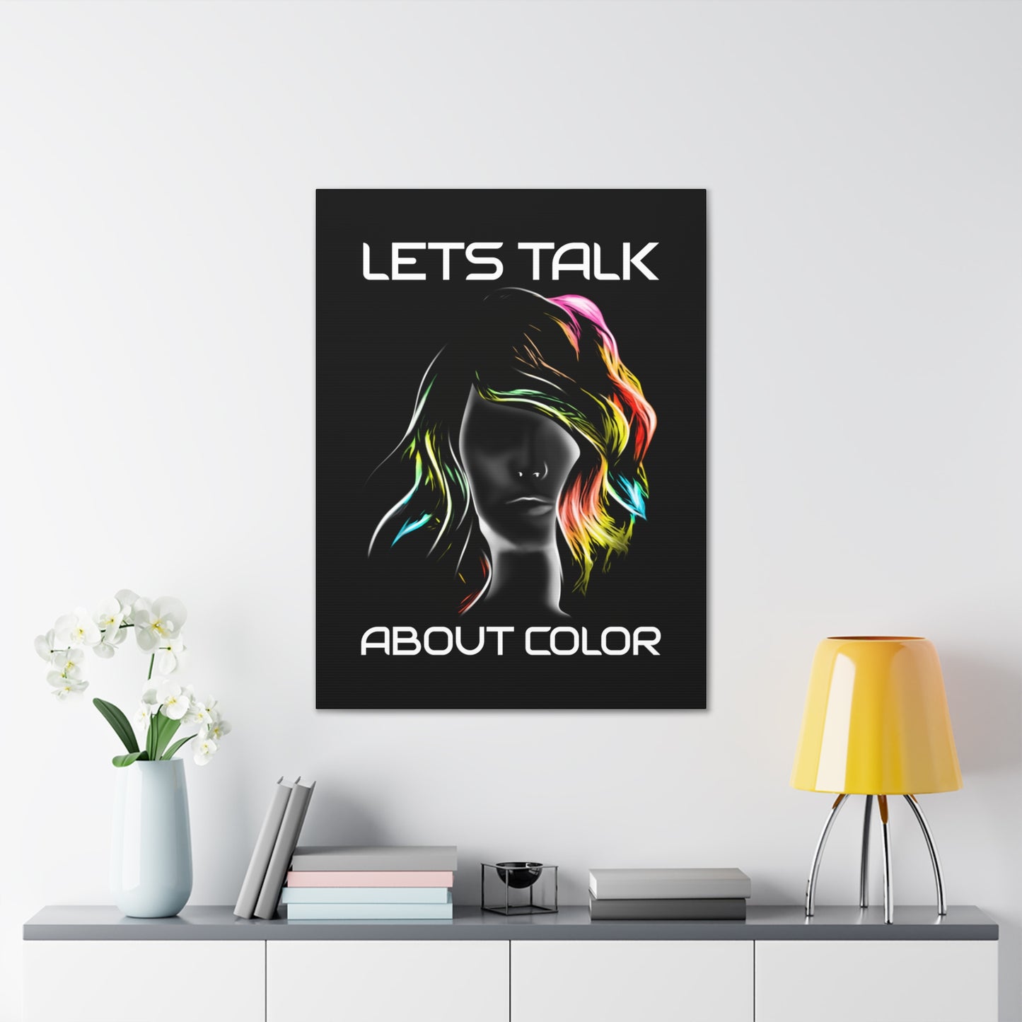 Lets Talk About Color - Canvas Stretched (0.75")